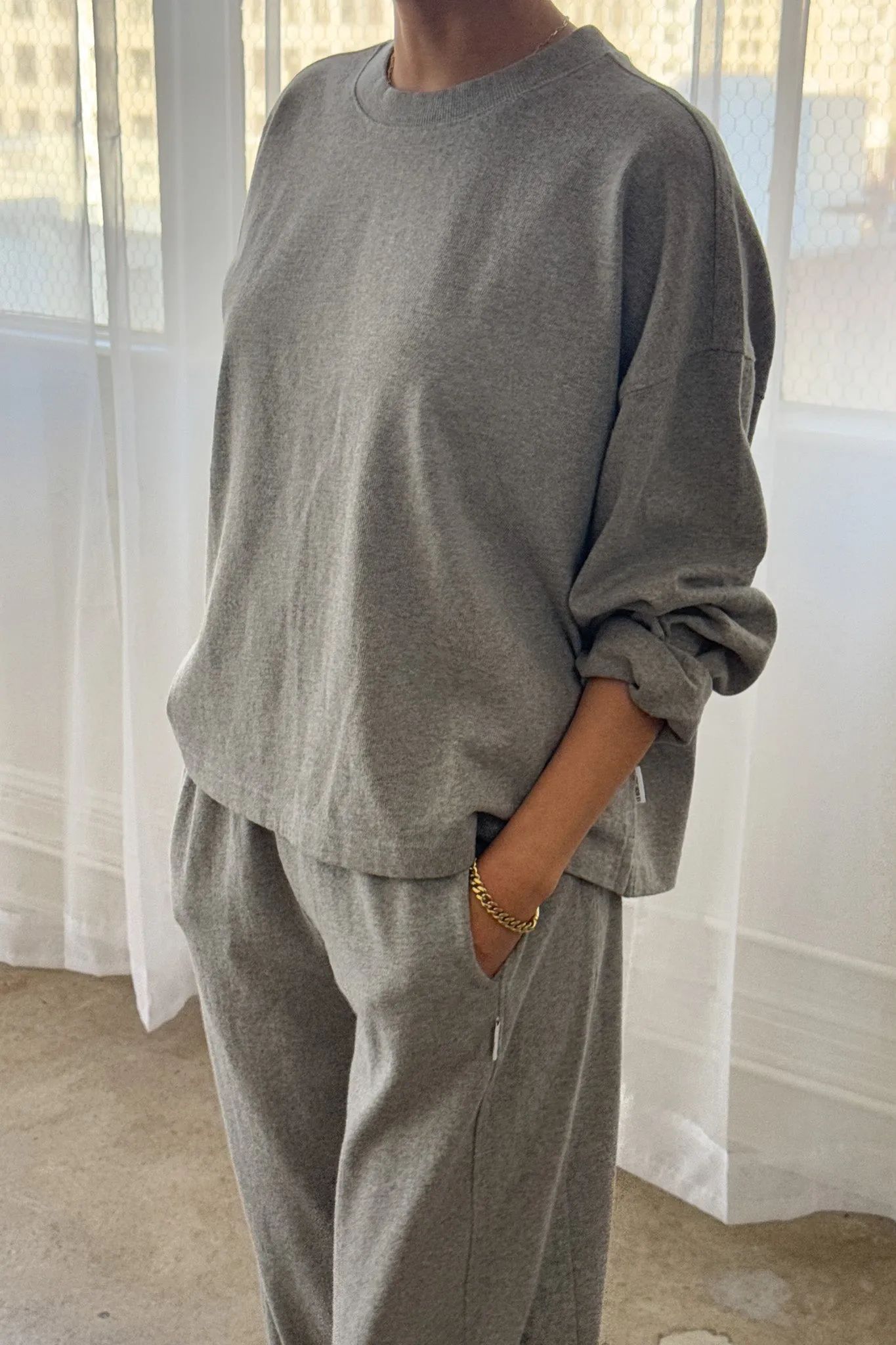 Naturelle Tee - Ht. Grey sold by Le Bon Shoppe product image thumbnail 3