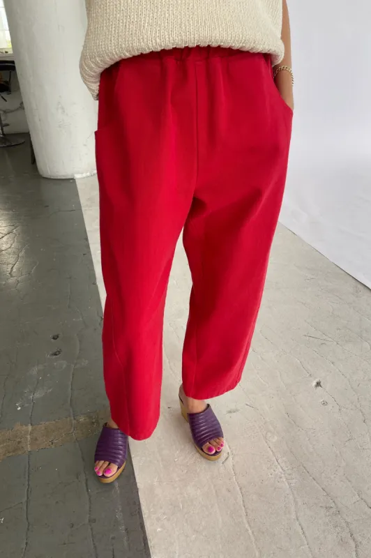 Arc Pants - Crayon Red sold by Le Bon Shoppe