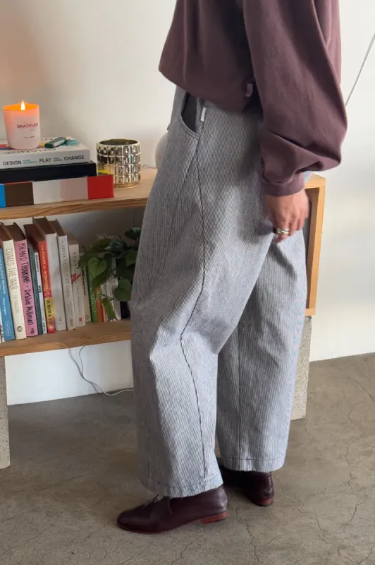 Arc Pants - Navy Stripe sold by Le Bon Shoppe