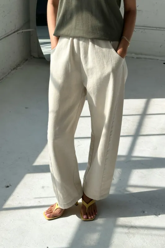 Arc Pants - Naturel sold by Le Bon Shoppe