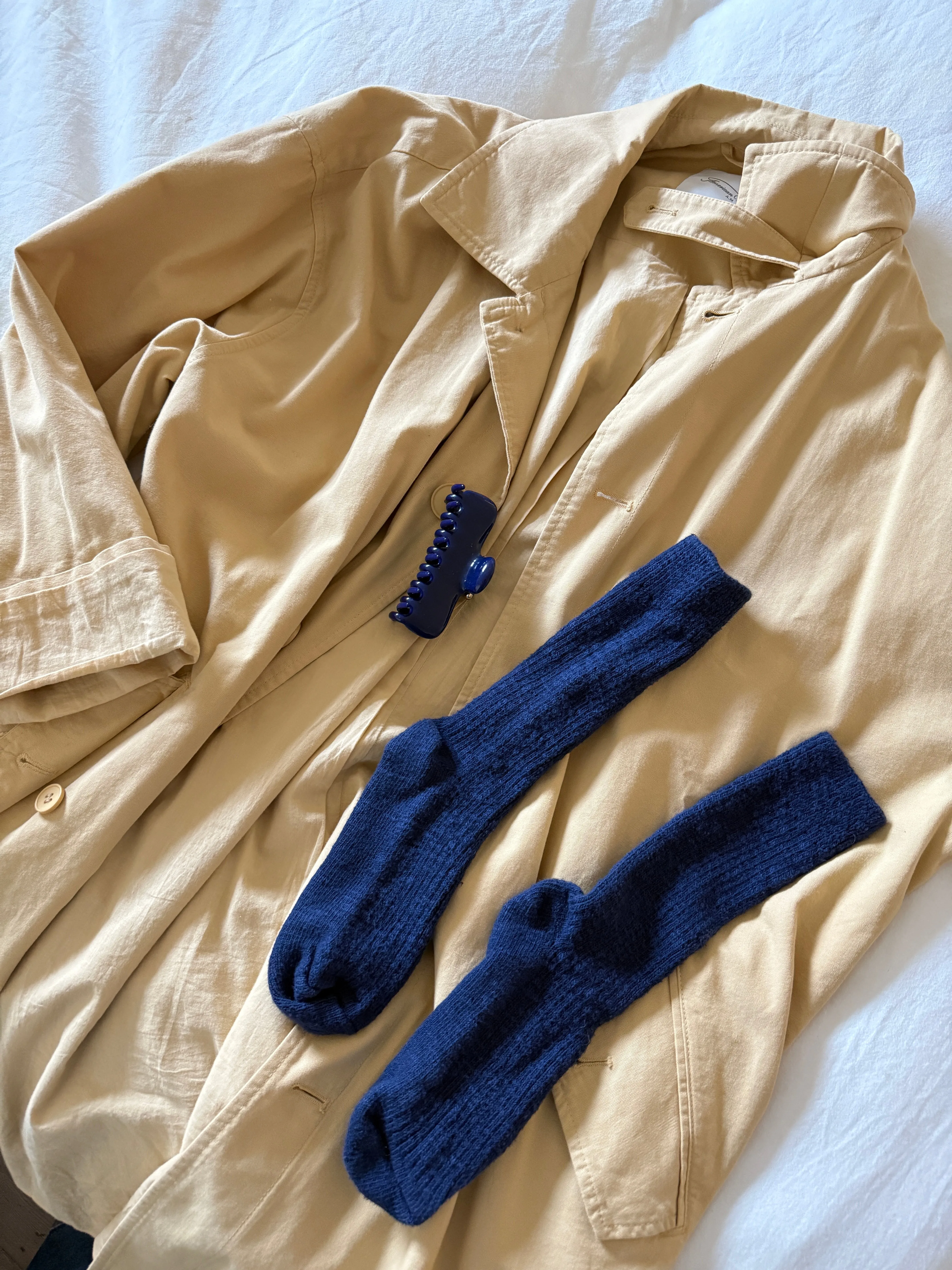 Cottage Socks - Navy sold by Le Bon Shoppe product image thumbnail 4