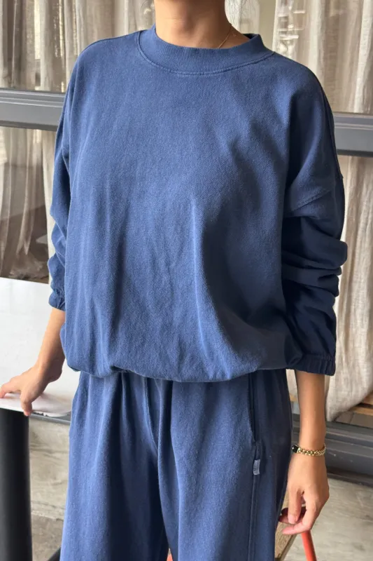 Daisy Long Sleeve Top - Marine Navy sold by Le Bon Shoppe