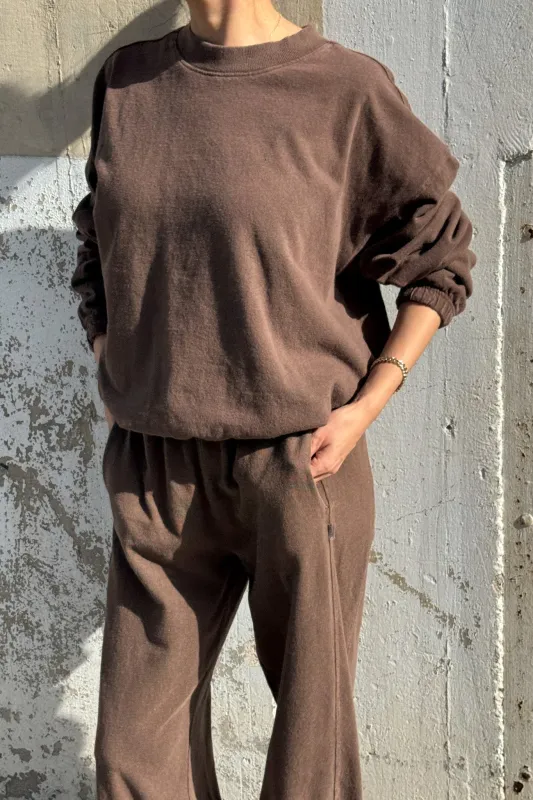 Daisy Long Sleeve Top - Chocolate sold by Le Bon Shoppe