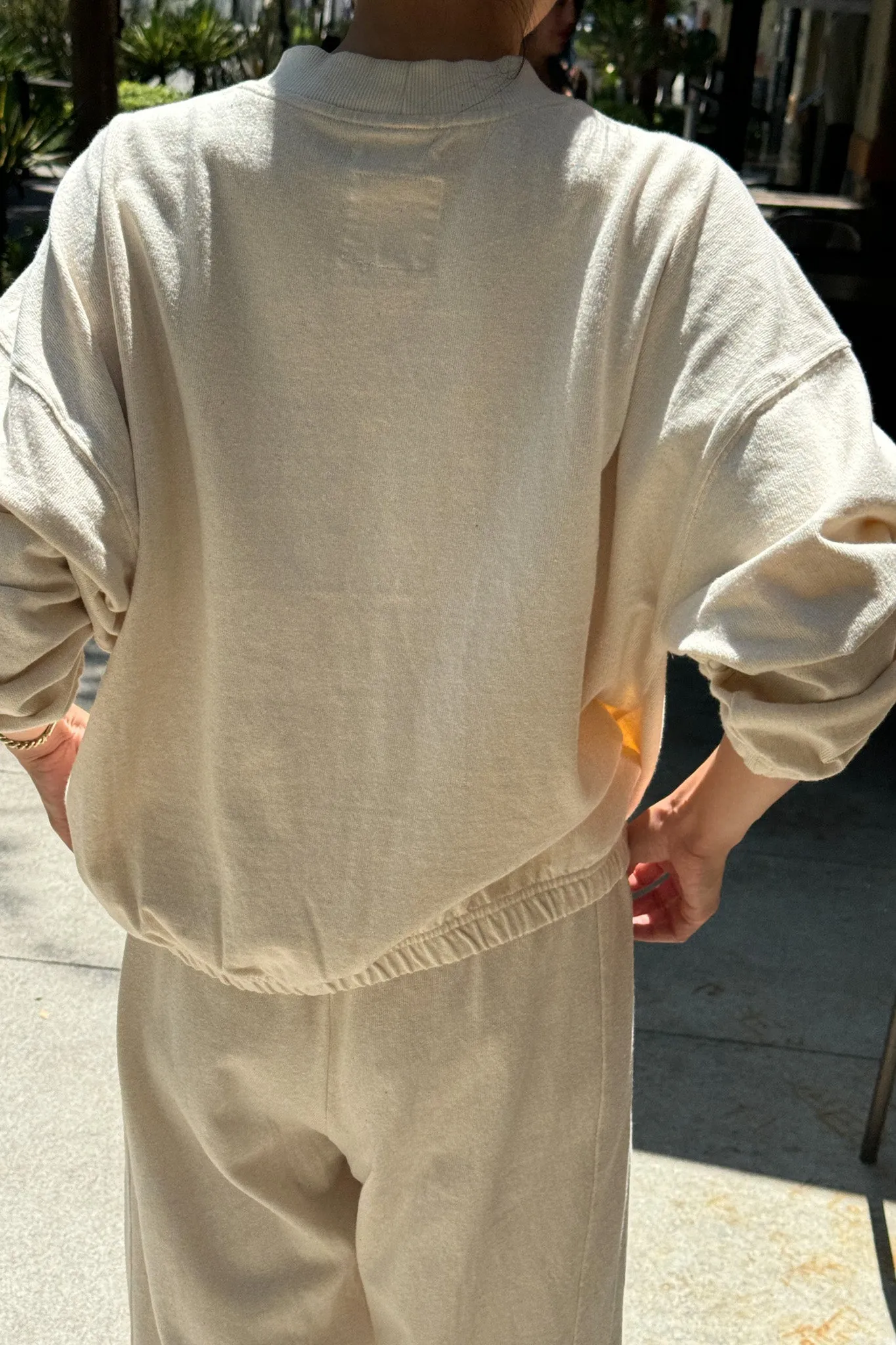 Daisy Long Sleeve Top - Naturel sold by Le Bon Shoppe product image thumbnail 4