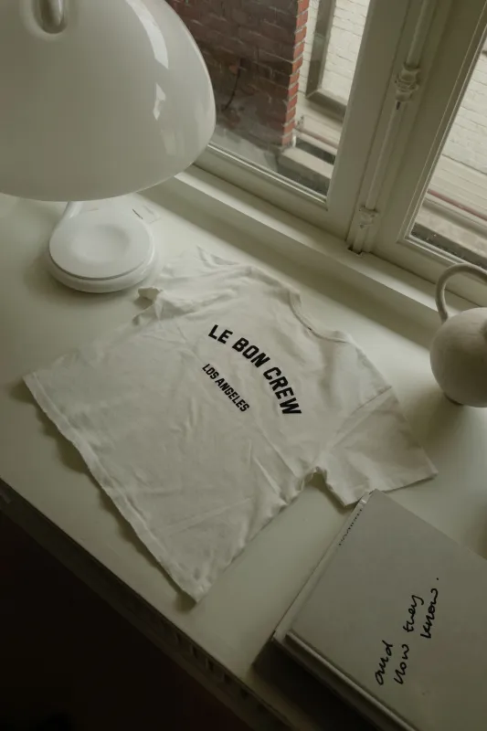 Darling Tee - Le bon Crew (Vintage White) sold by Le Bon Shoppe