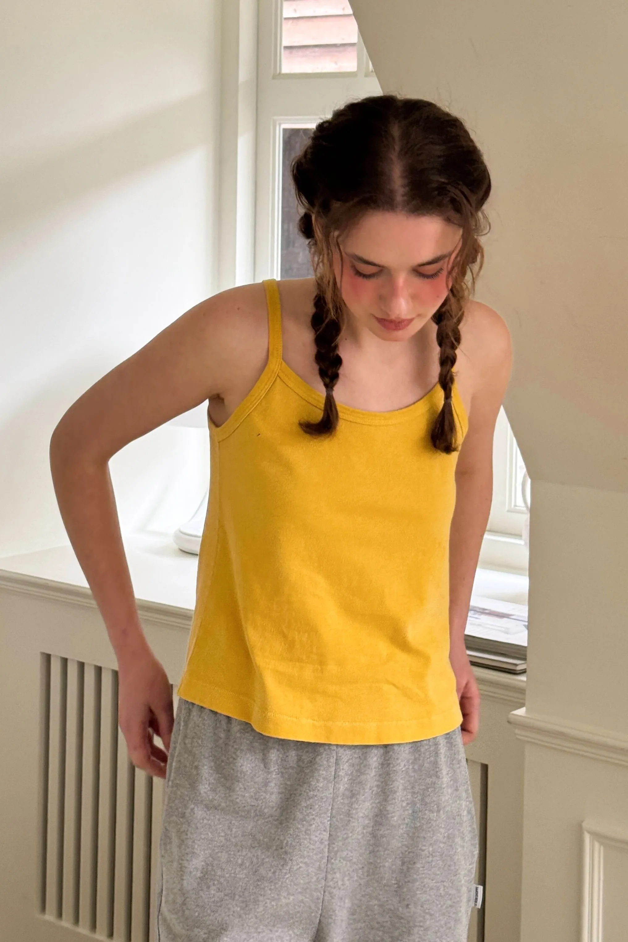 Dana Cami (Organic Cotton)- Banana sold by Le Bon Shoppe product image thumbnail 3