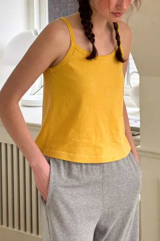 Dana Cami (Organic Cotton)- Banana sold by Le Bon Shoppe