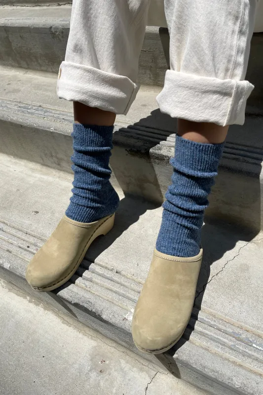 Snow Socks - Denim sold by Le Bon Shoppe
