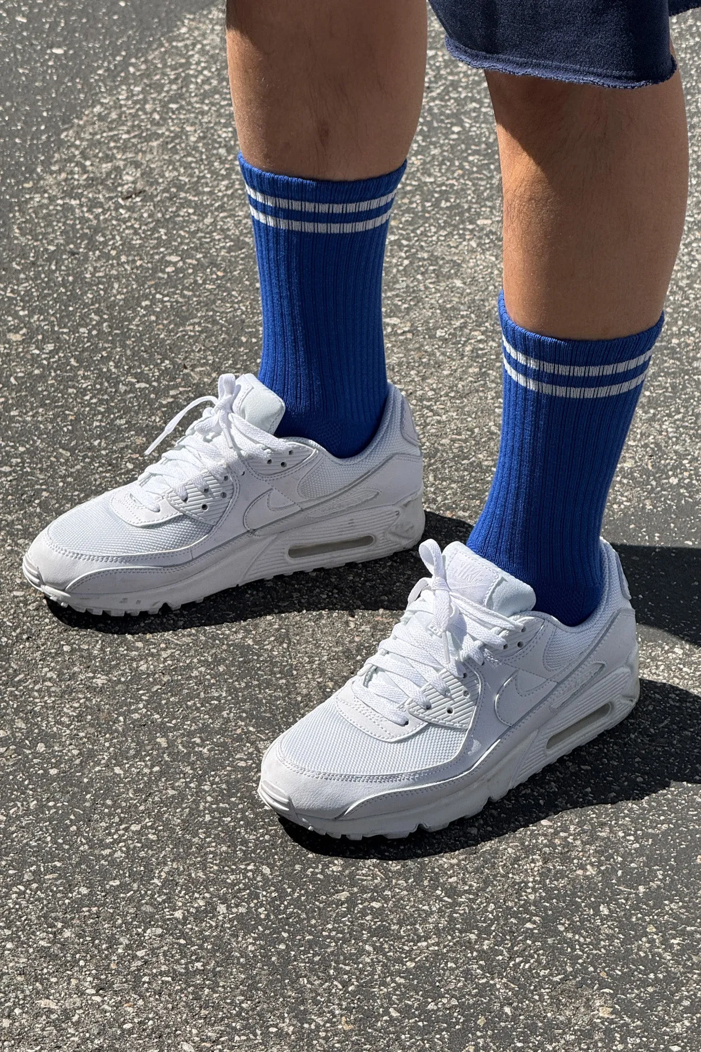 EXTENDED Boyfriend Socks - Cobalt sold by Le Bon Shoppe