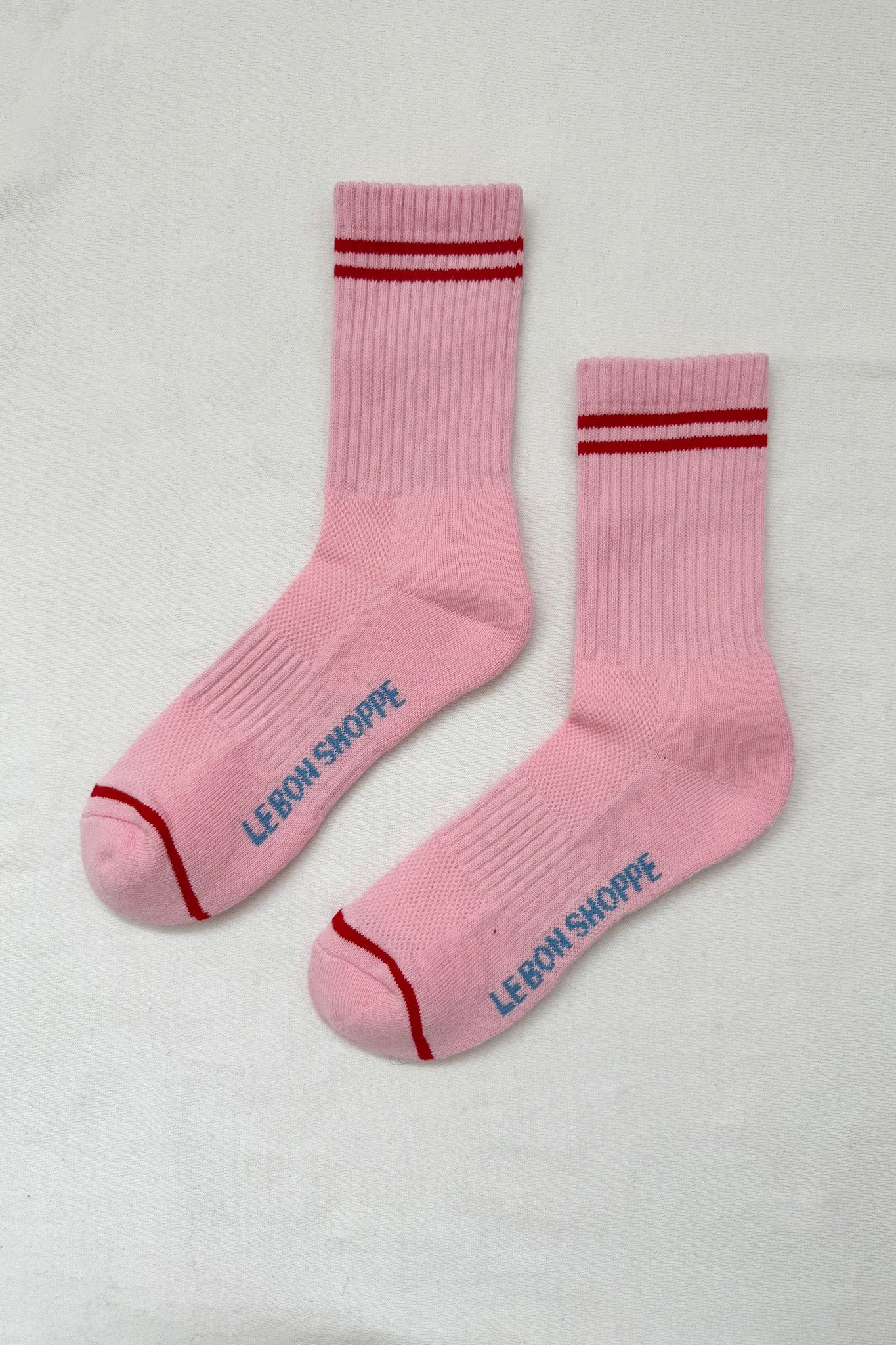 Boyfriend Socks - Amour Pink sold by Le Bon Shoppe product image thumbnail 4