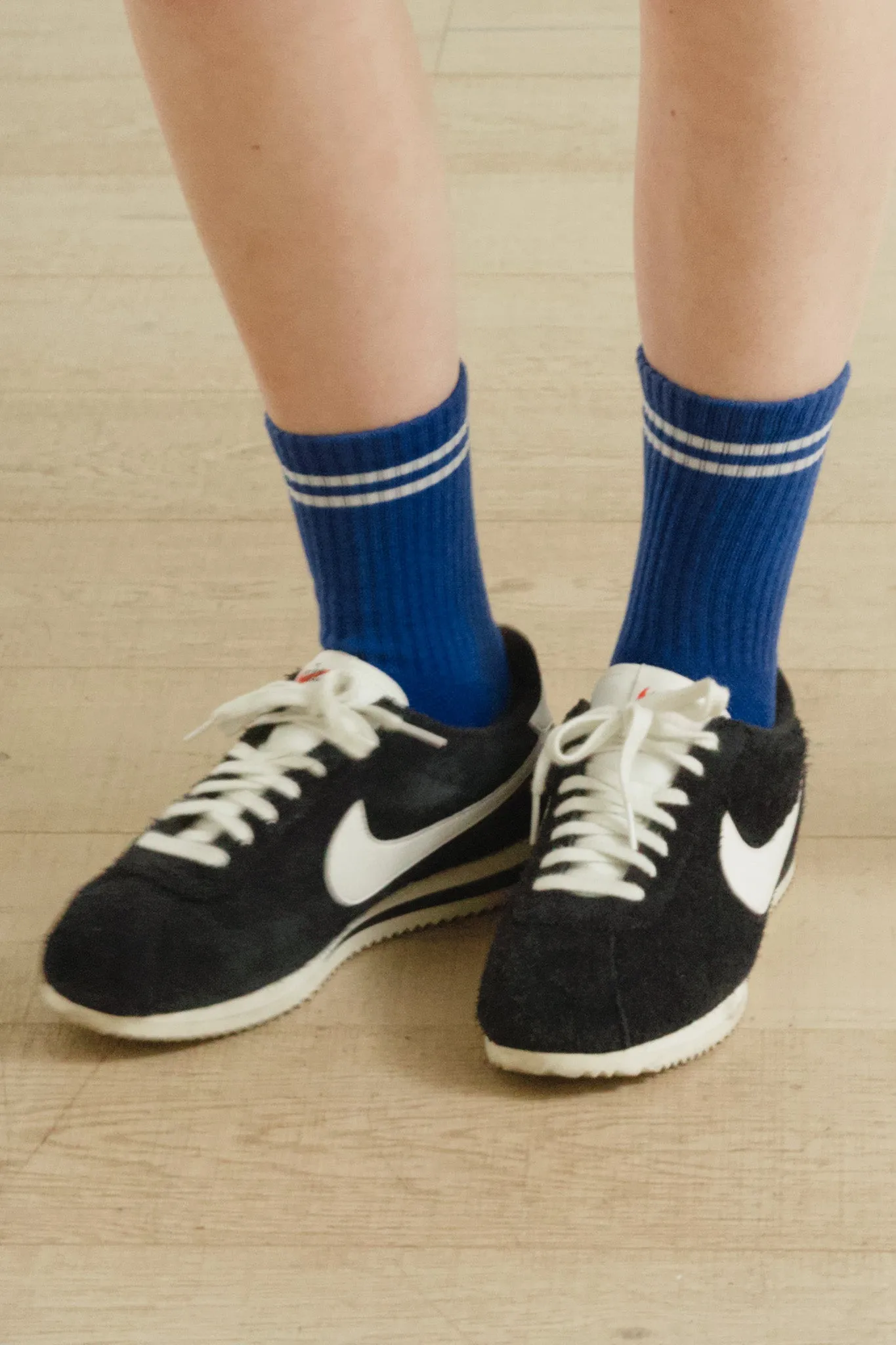 Boyfriend Socks - Cobalt sold by Le Bon Shoppe product image thumbnail 2