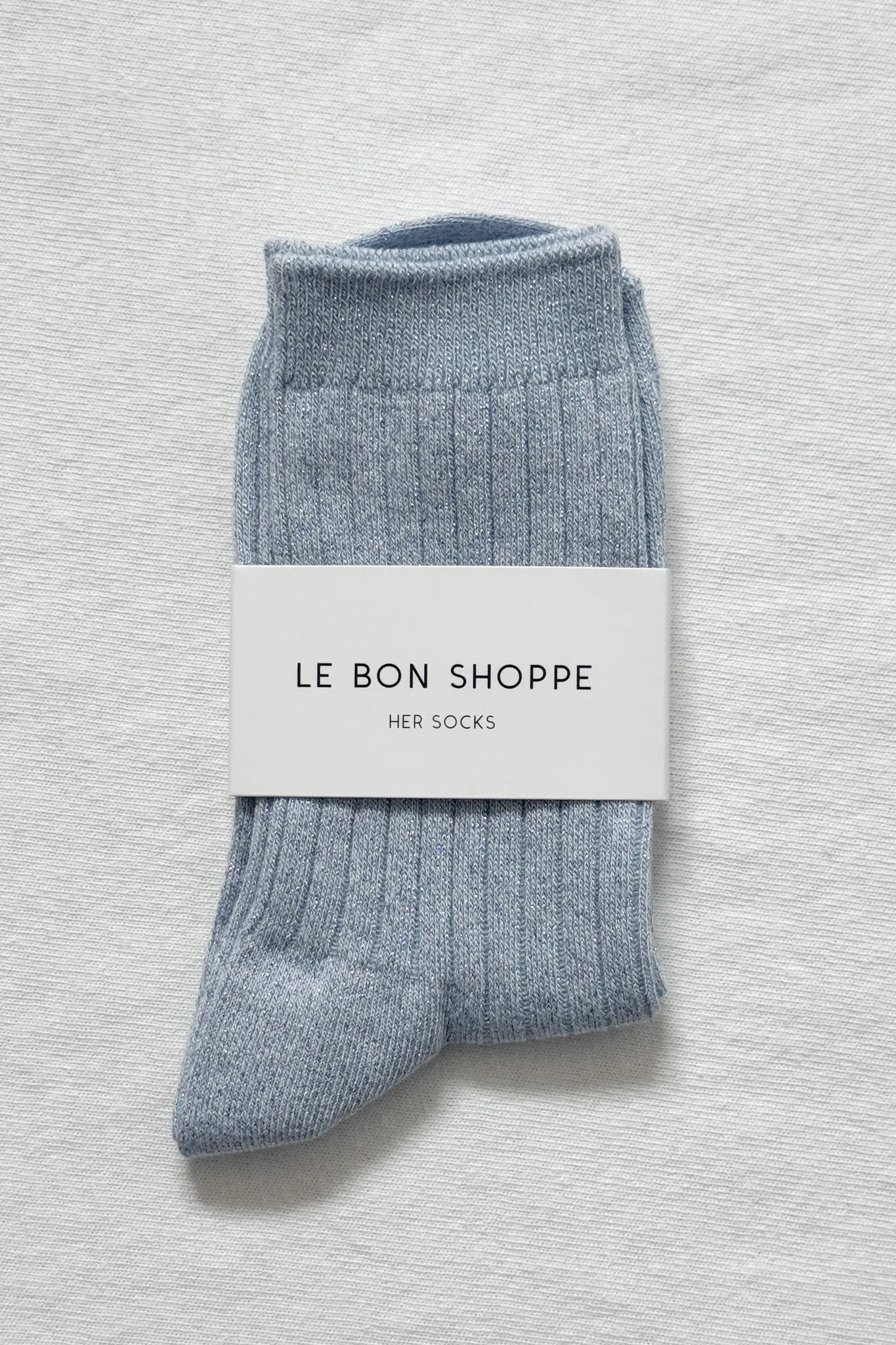 Her Socks (Glitter) - Morning Mist sold by Le Bon Shoppe product image thumbnail 3