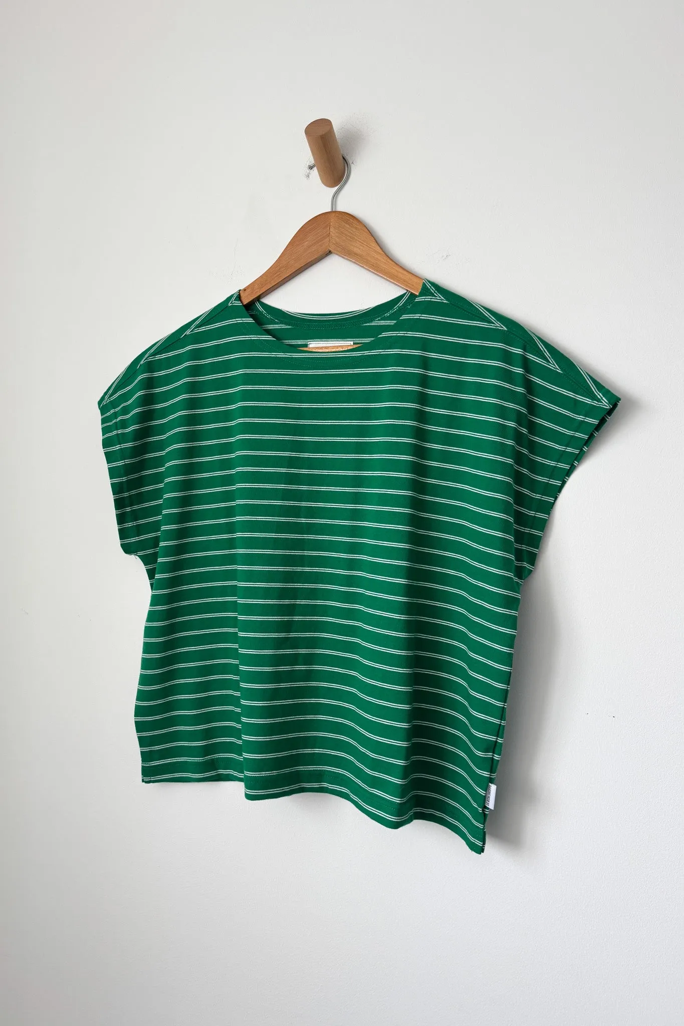 Chérie Tee - Green/White sold by Le Bon Shoppe product image thumbnail 3