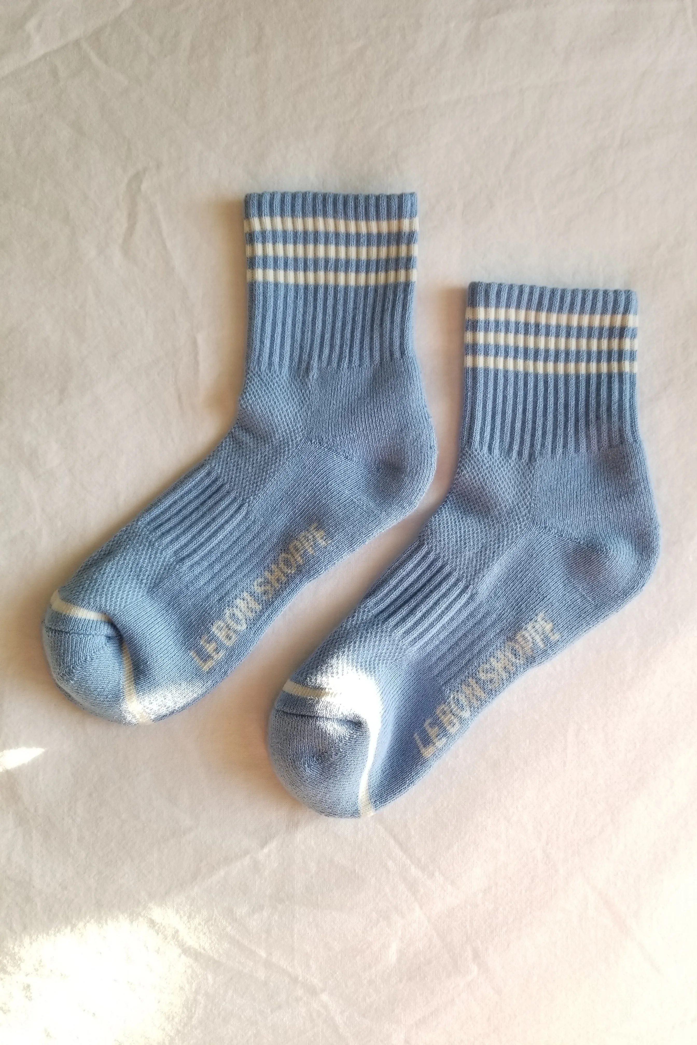 Girlfriend Socks - Parisian Blue sold by Le Bon Shoppe product image thumbnail 4