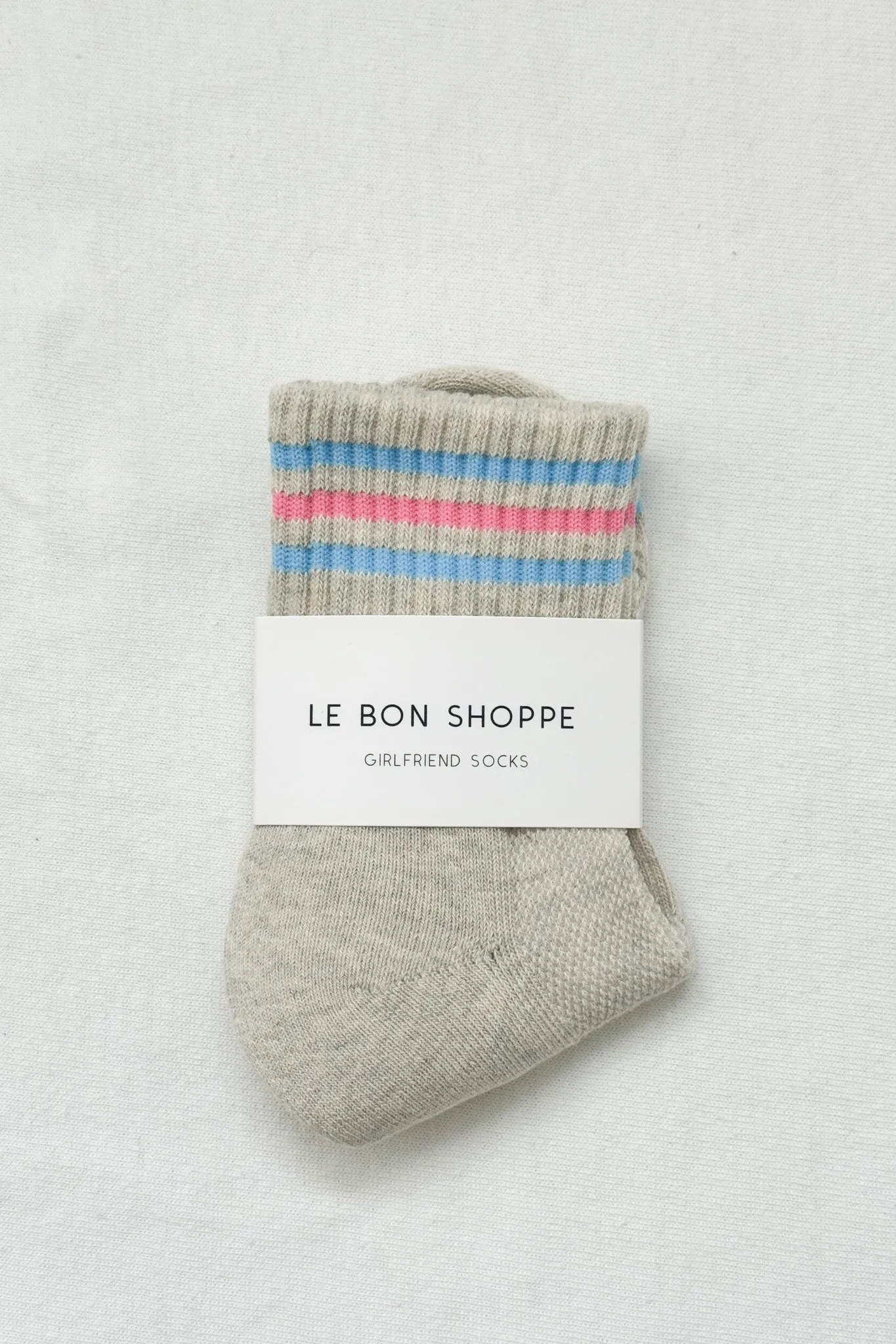 Girlfriend Socks - Bright Grey sold by Le Bon Shoppe product image thumbnail 4
