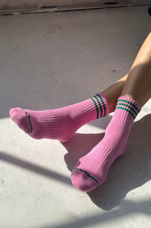 Girlfriend Socks - Rose Pink sold by Le Bon Shoppe