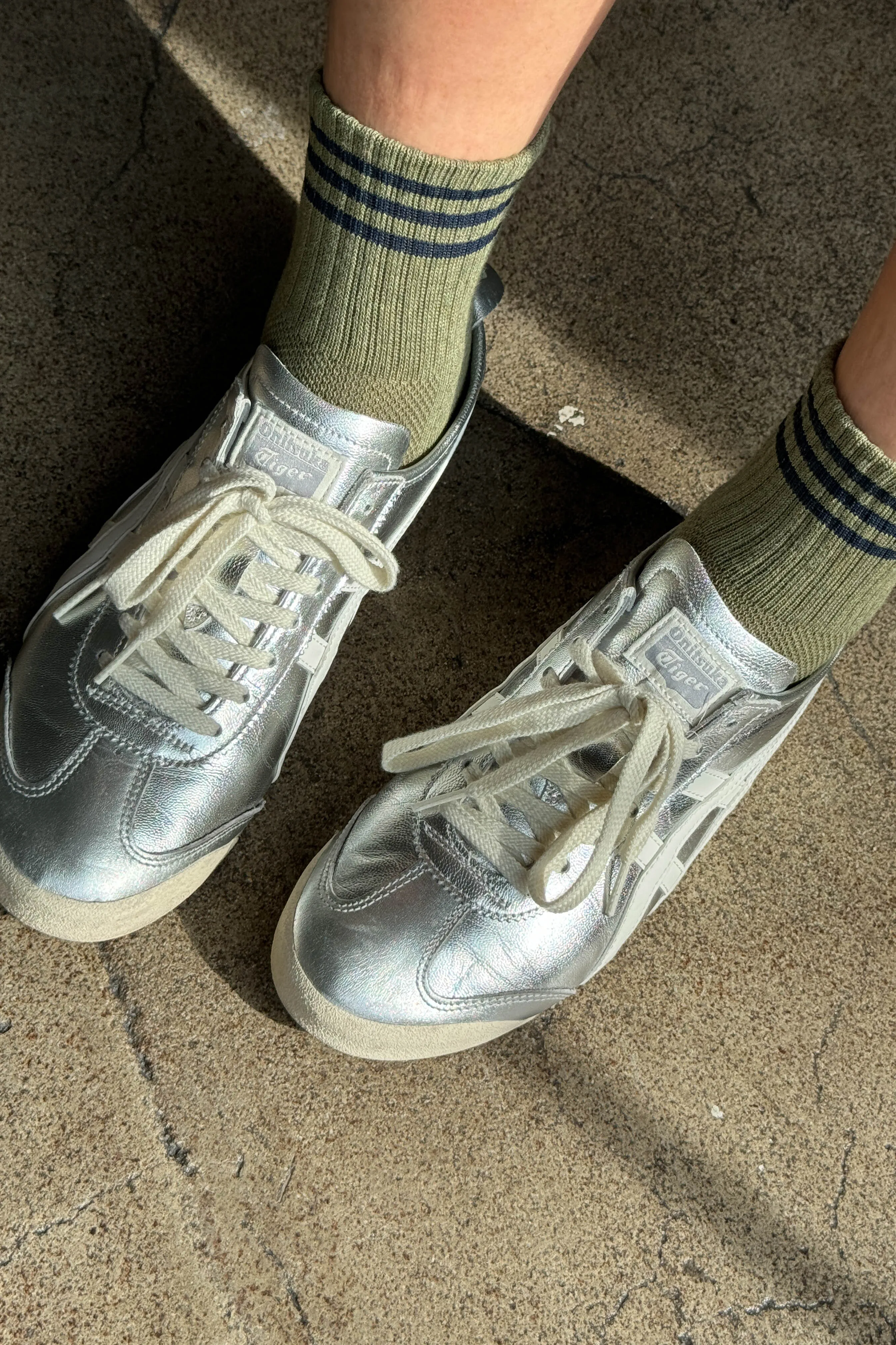 Girlfriend Socks - Sage sold by Le Bon Shoppe