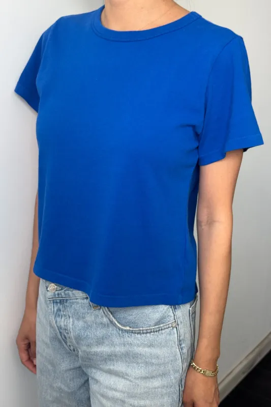 The Little Boy Tee - Cobalt sold by Le Bon Shoppe