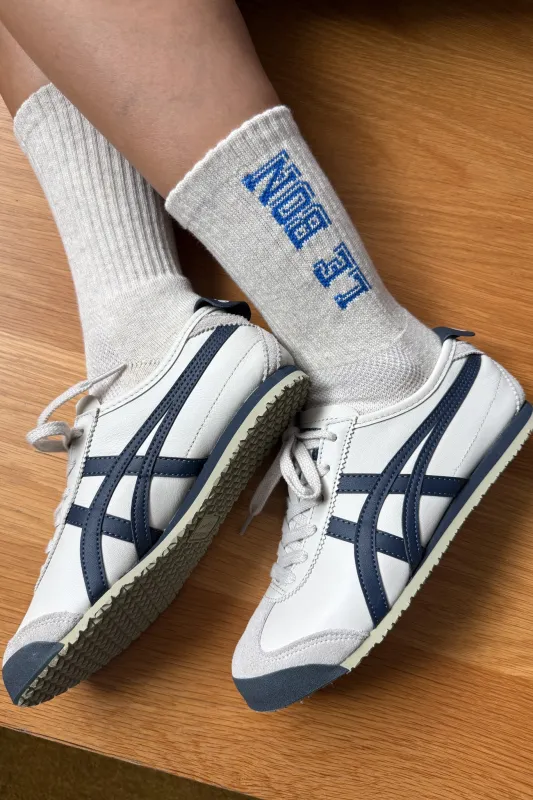 Preppy Socks - Ice/Blue sold by Le Bon Shoppe