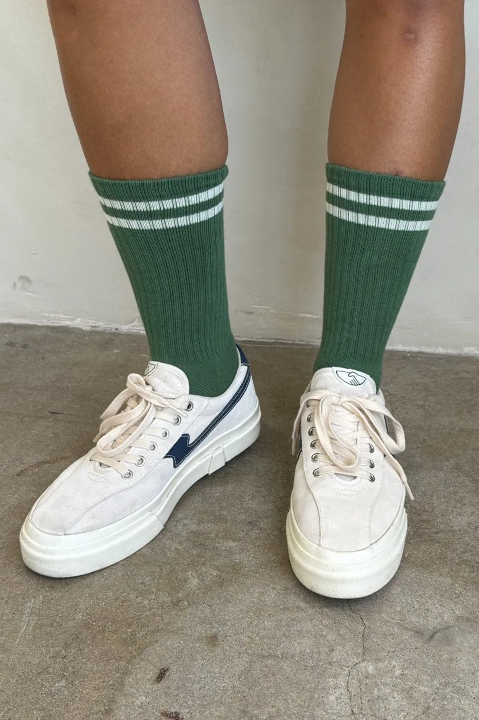 EXTENDED Boyfriend Socks - Moss sold by Le Bon Shoppe product image thumbnail 2