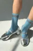 Boyfriend Socks - Powder Blue sold by Le Bon Shoppe
