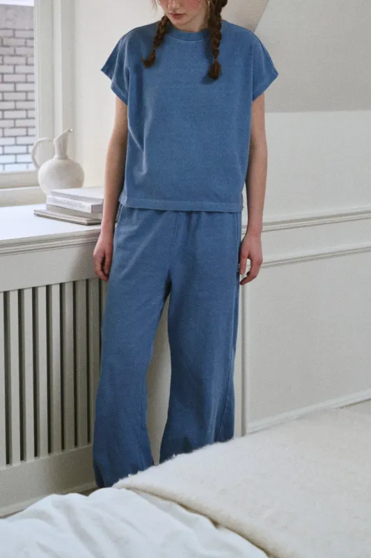 Amomento Shirring Banding Pants in Light Grey | Parallel