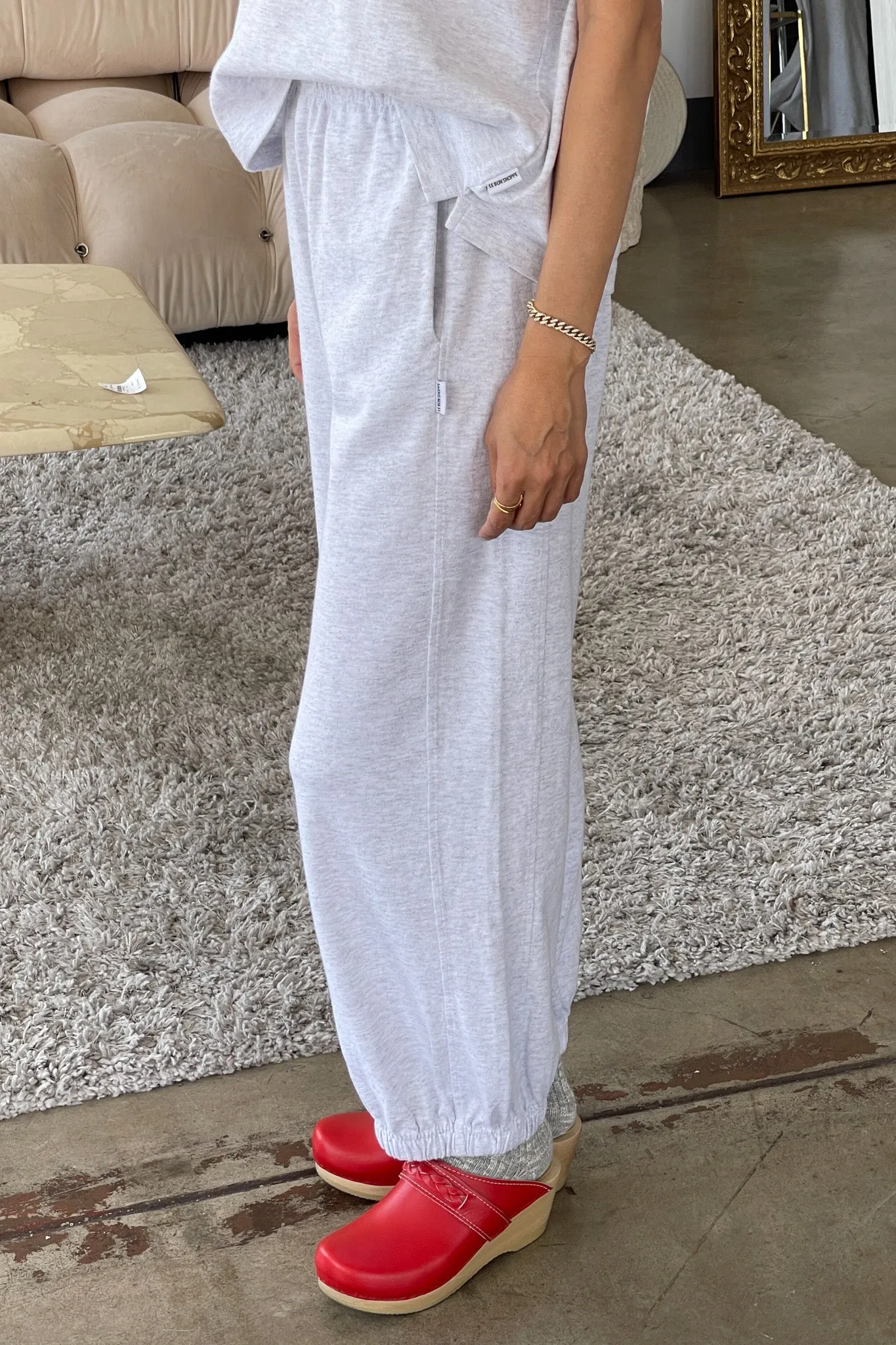 Balloon Pants - ICY GREY sold by Le Bon Shoppe product image thumbnail 3