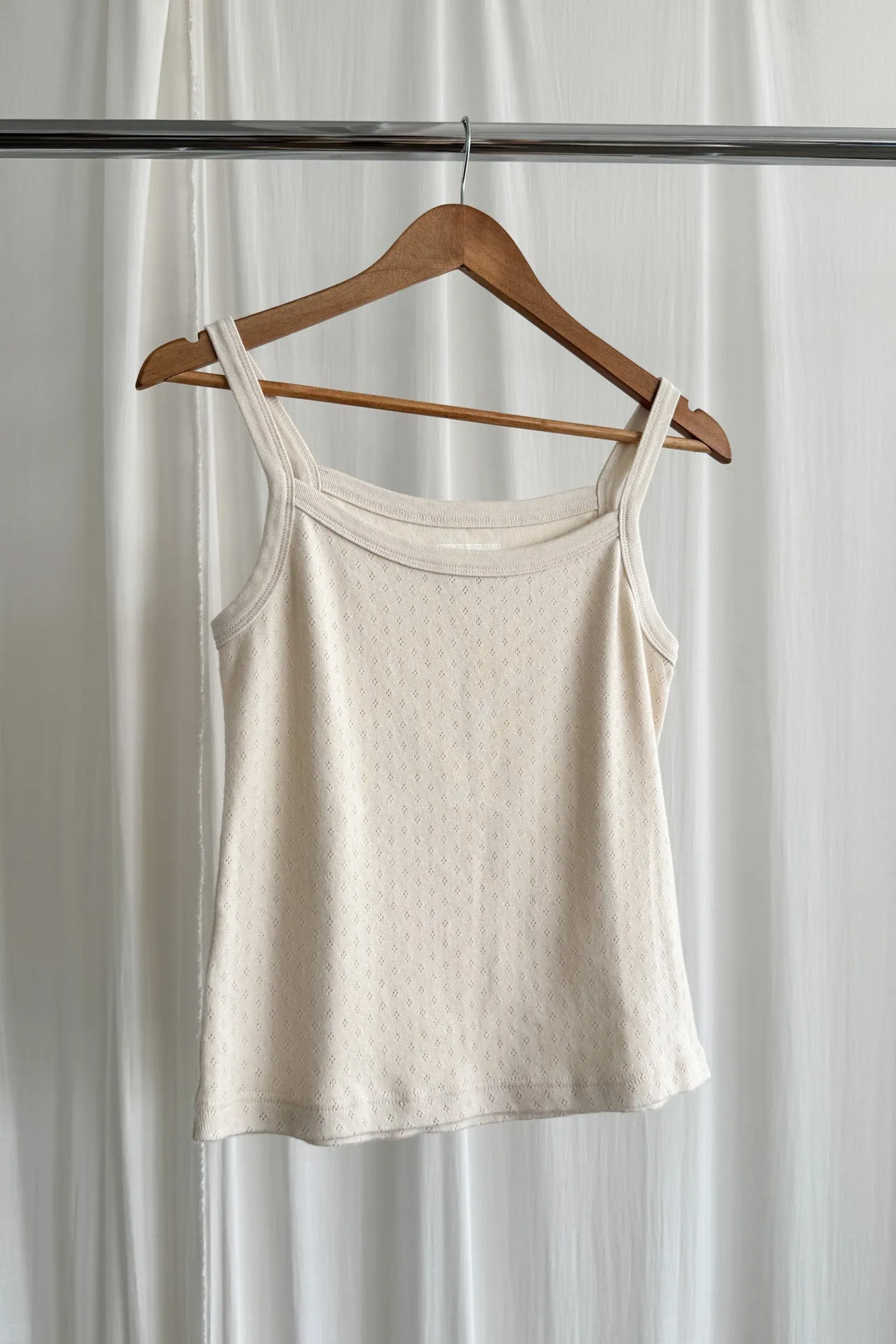 Pointelle Eve Cami- NATUREL sold by Le Bon Shoppe product image thumbnail 5