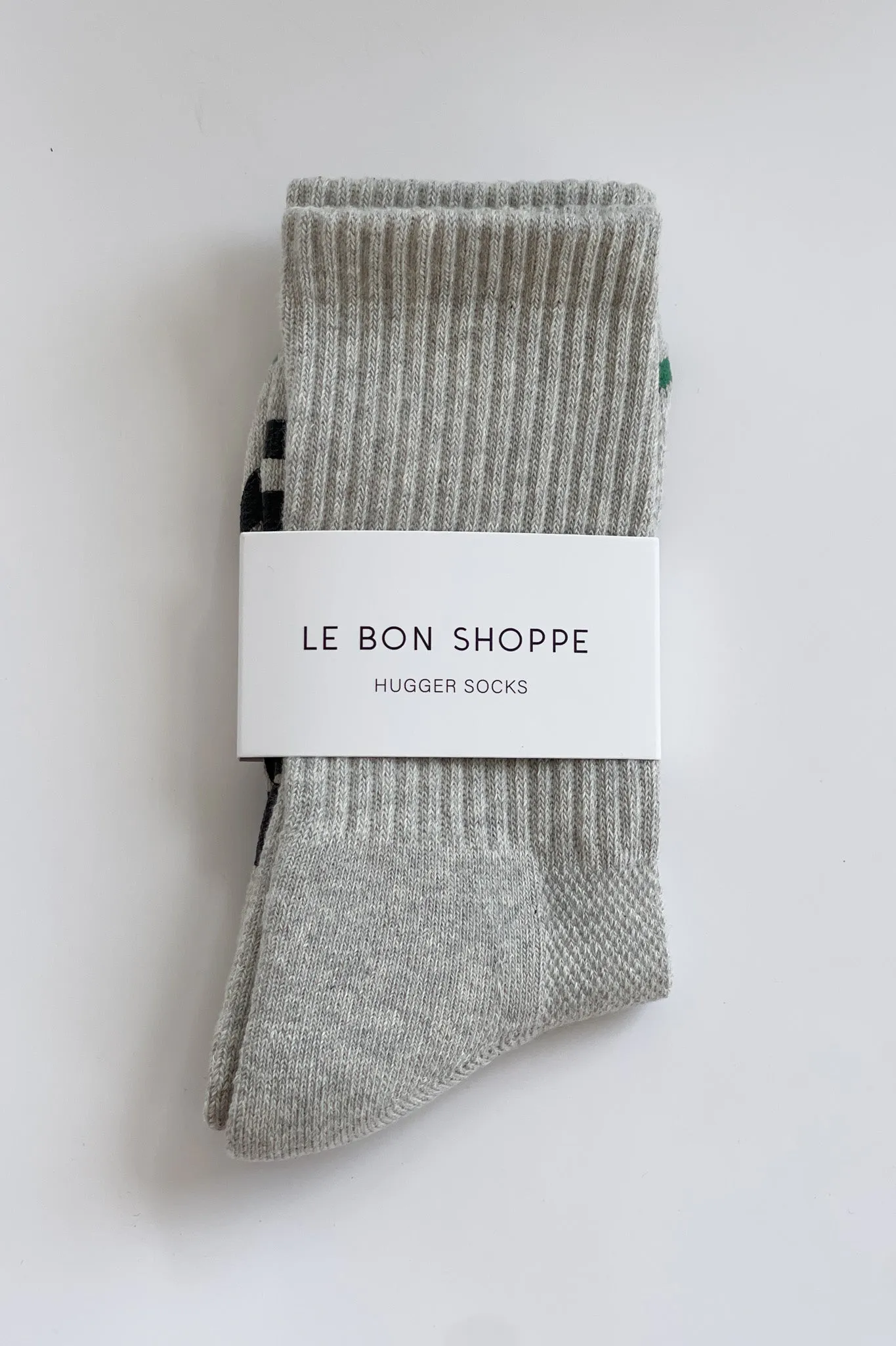Hugger Socks - HT GREY/ BLACK sold by Le Bon Shoppe product image thumbnail 4