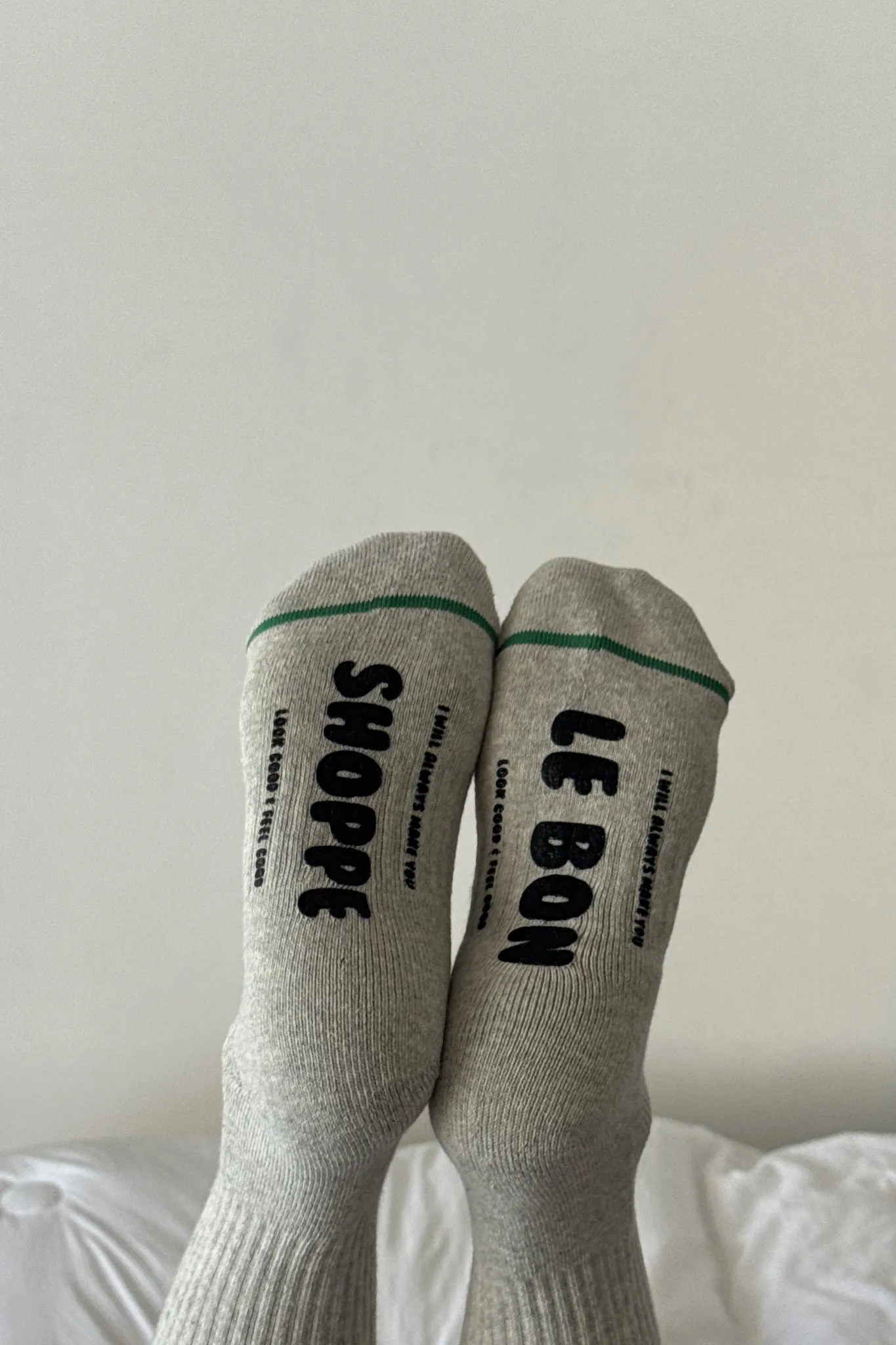 Hugger Socks - HT GREY/ BLACK sold by Le Bon Shoppe