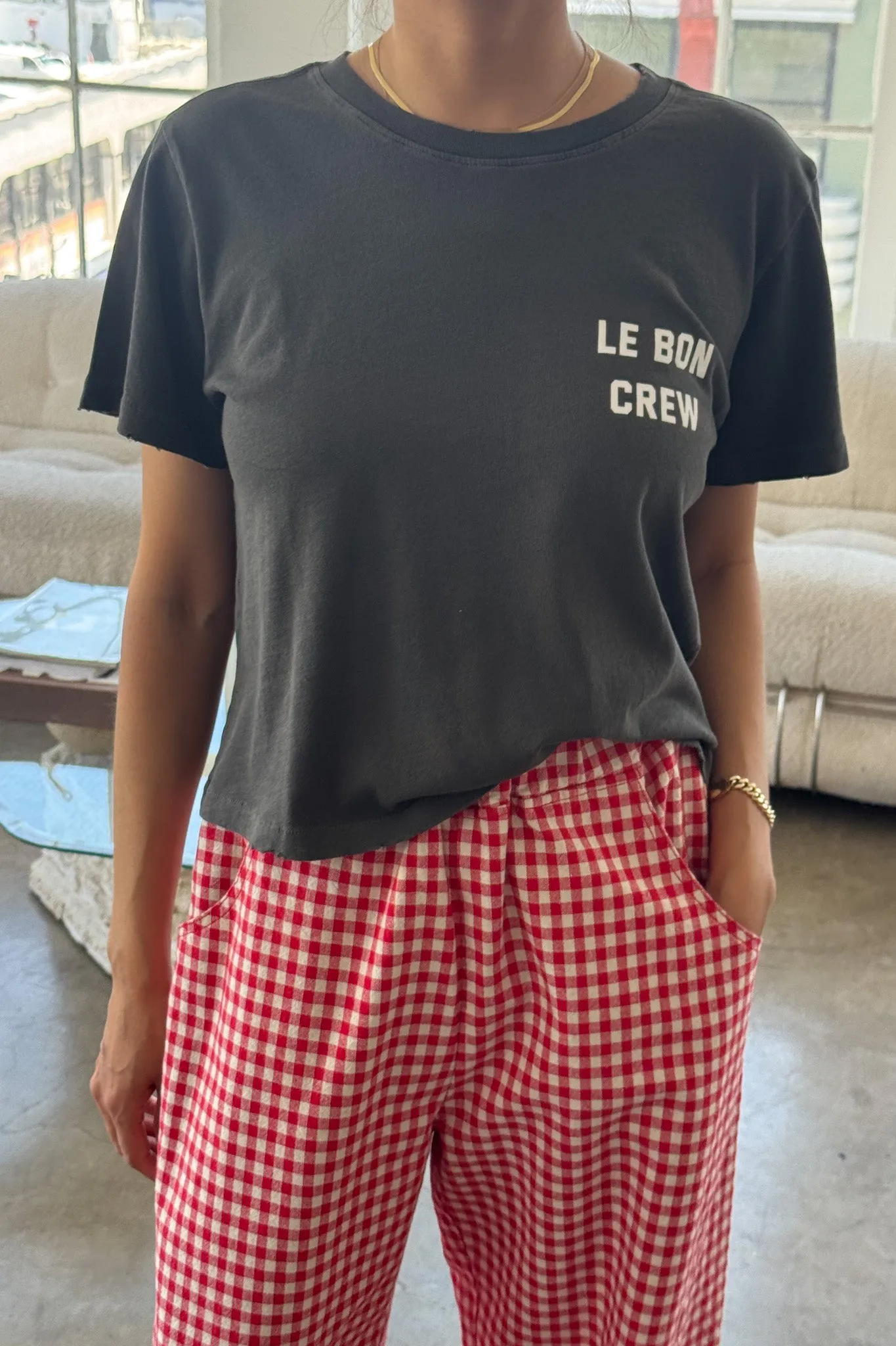 Darling Tee - Le bon Crew (Vintage Black) sold by Le Bon Shoppe product image thumbnail 3