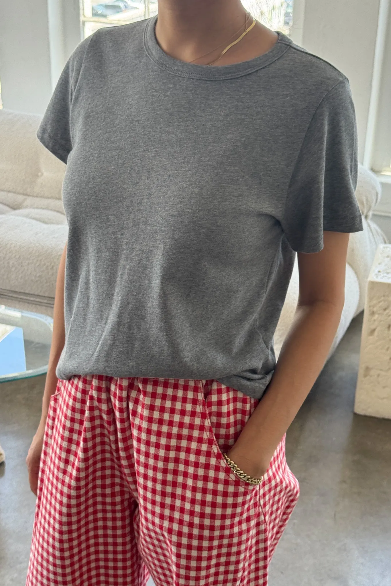 The Little Boy Tee - Melange Grey sold by Le Bon Shoppe product image thumbnail 2