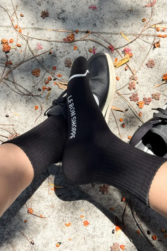 Gym Socks Bundle - 3 Pair Bundle Pack ( BLACK ) sold by Le Bon Shoppe