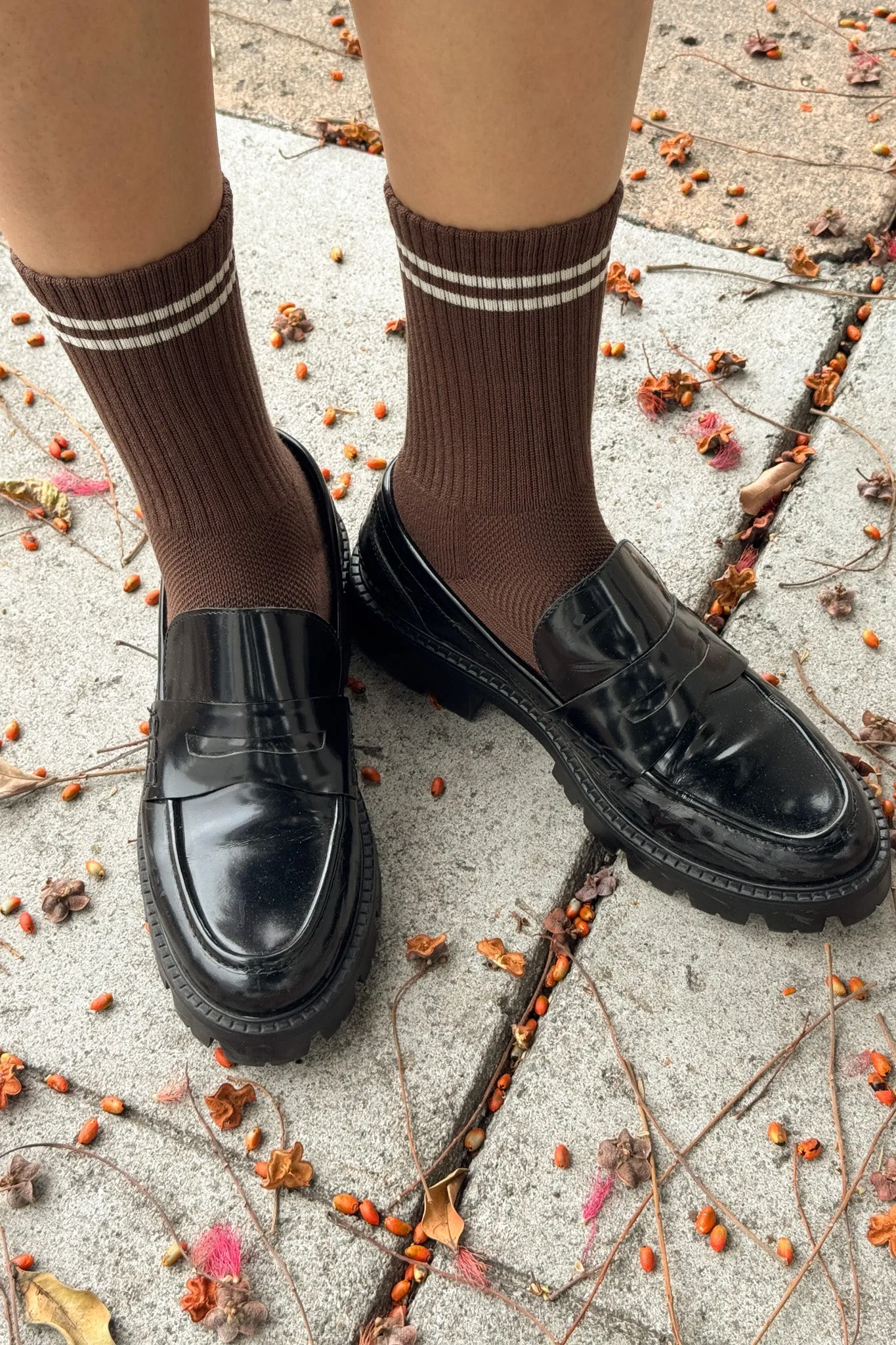 Boyfriend Socks - Wood sold by Le Bon Shoppe