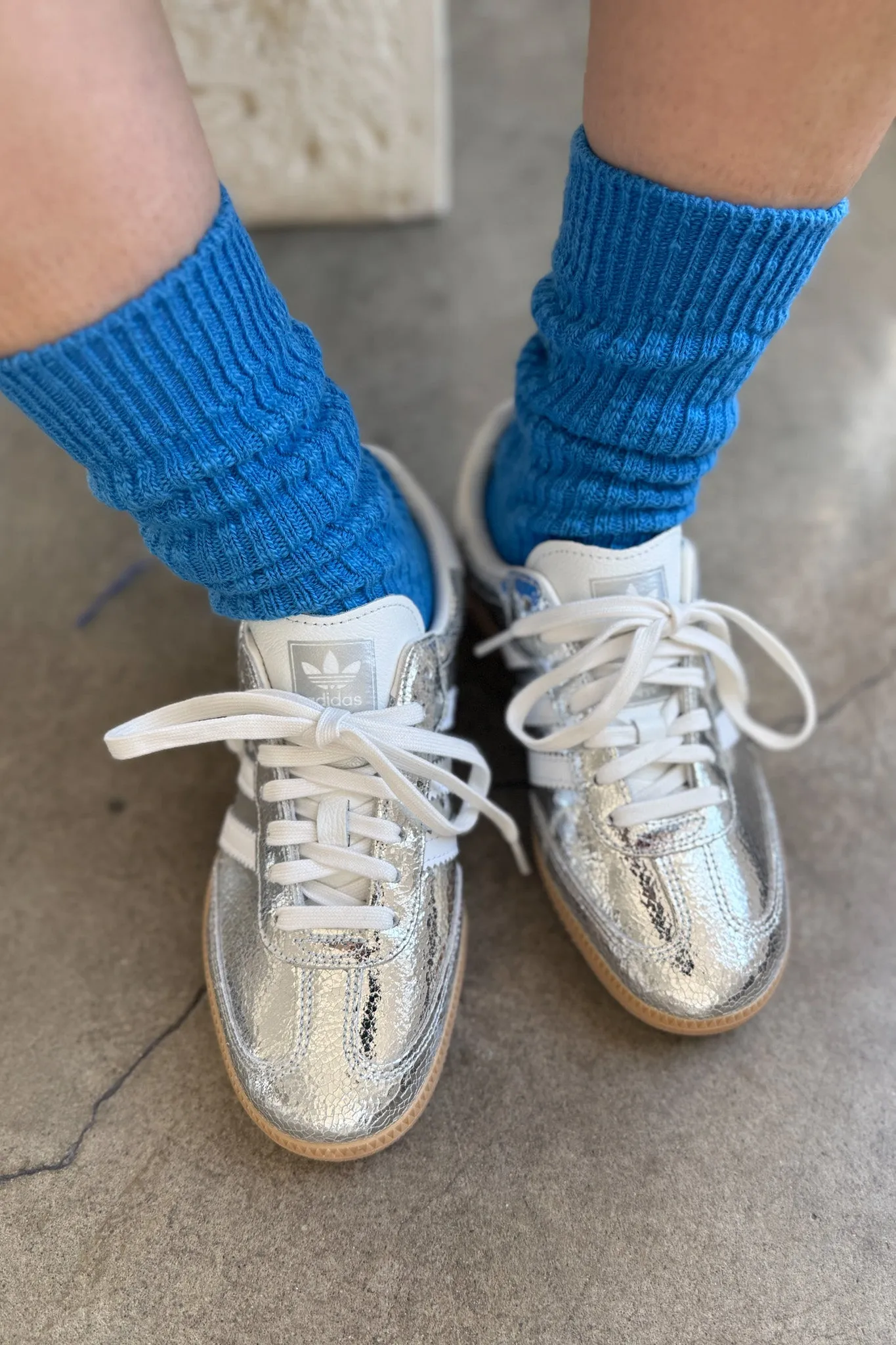 Cottage Socks - Laguna Blue sold by Le Bon Shoppe product image thumbnail 3