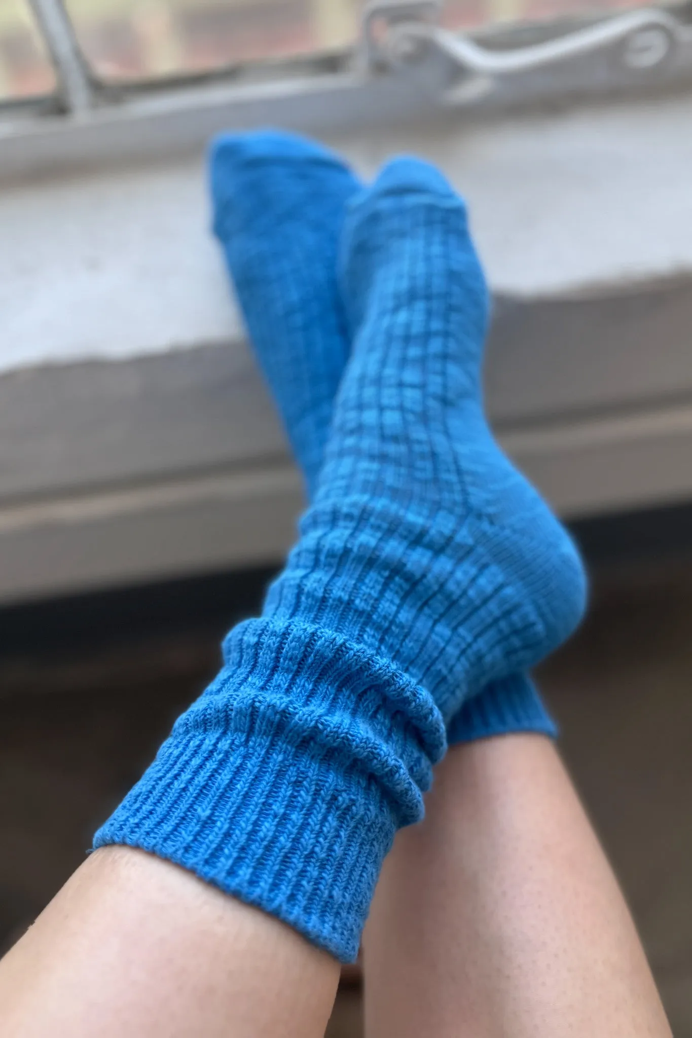 Cottage Socks - Laguna Blue sold by Le Bon Shoppe product image thumbnail 2