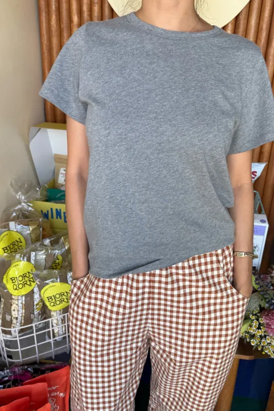 The Go-To Tee - Melange Grey sold by Le Bon Shoppe