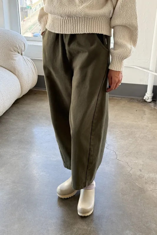 Arc Pants - OLIVE sold by Le Bon Shoppe
