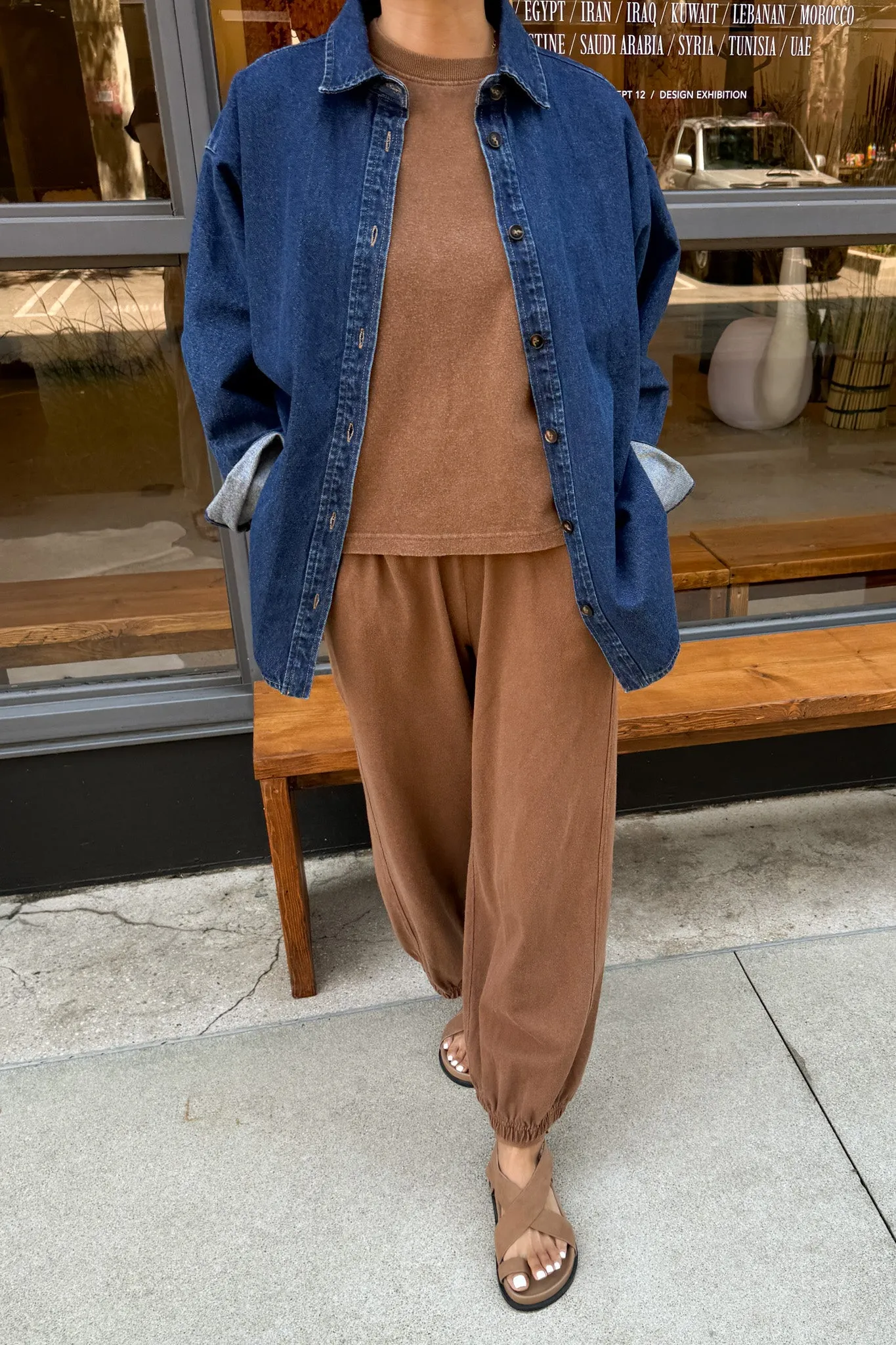 Balloon Pants - Mud sold by Le Bon Shoppe product image thumbnail 3