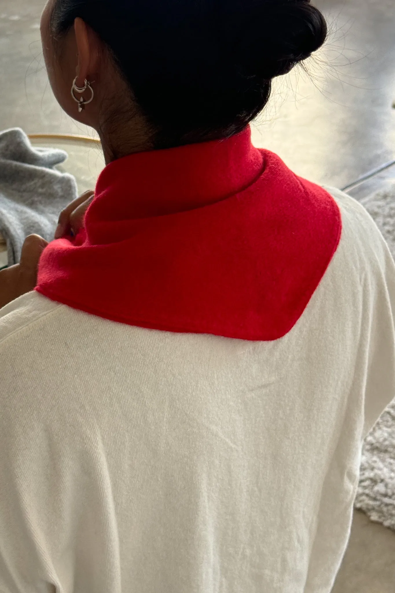 Cashmere Bandana - Red sold by Le Bon Shoppe product image thumbnail 3