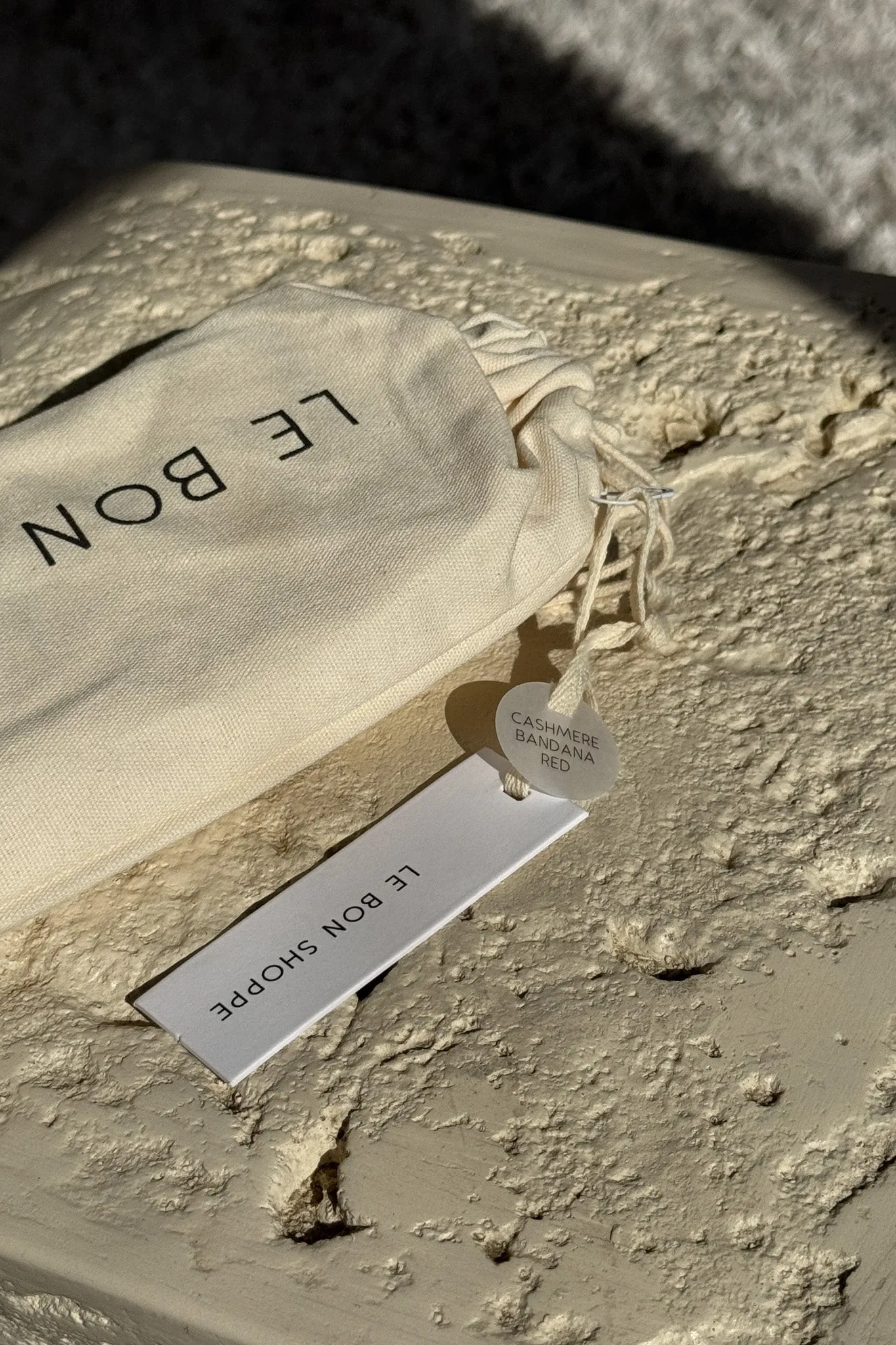 Cashmere Bandana - Red sold by Le Bon Shoppe product image thumbnail 5