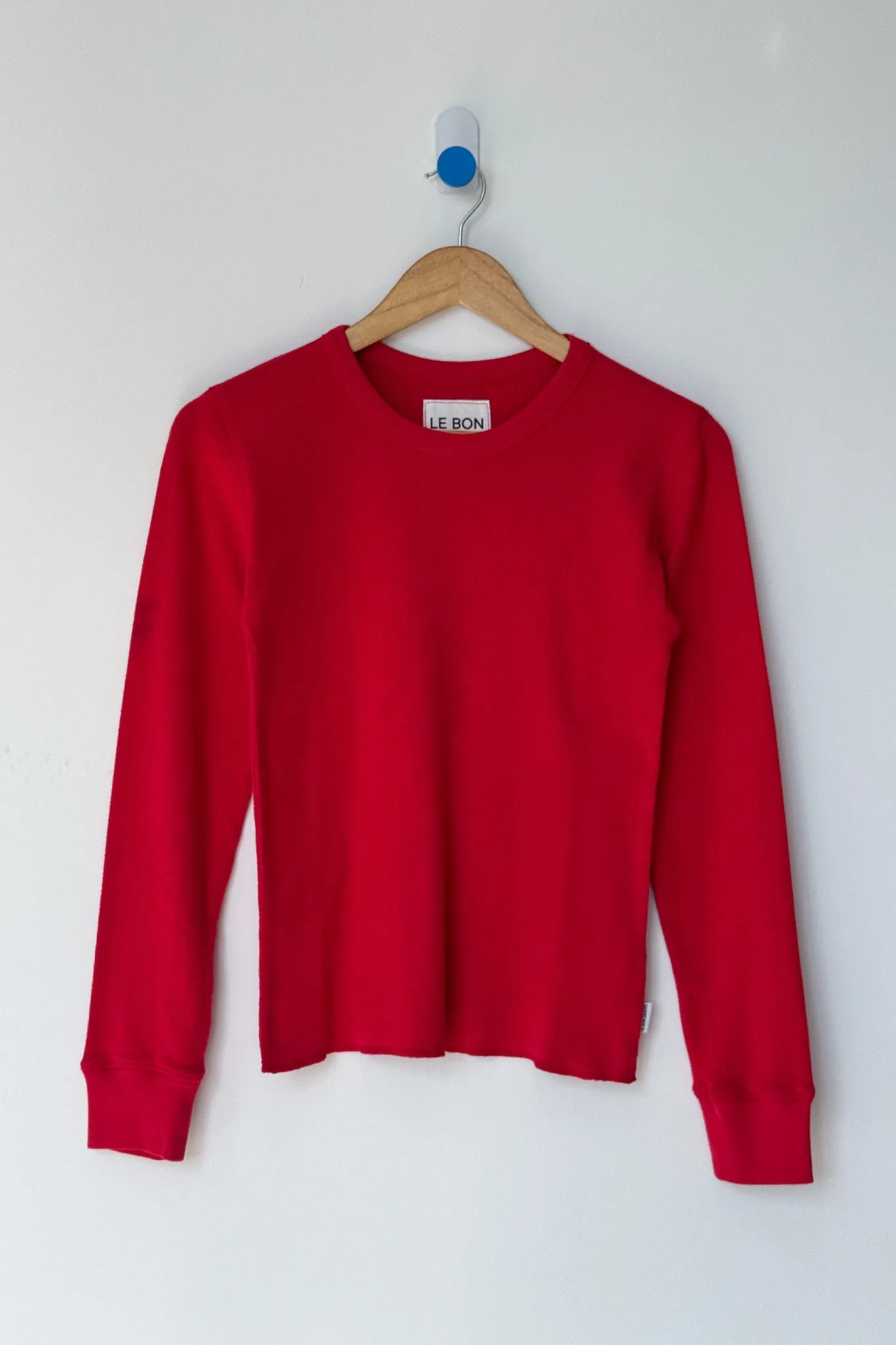 Pointelle Fundamental Tee - Red Apple sold by Le Bon Shoppe product image thumbnail 4