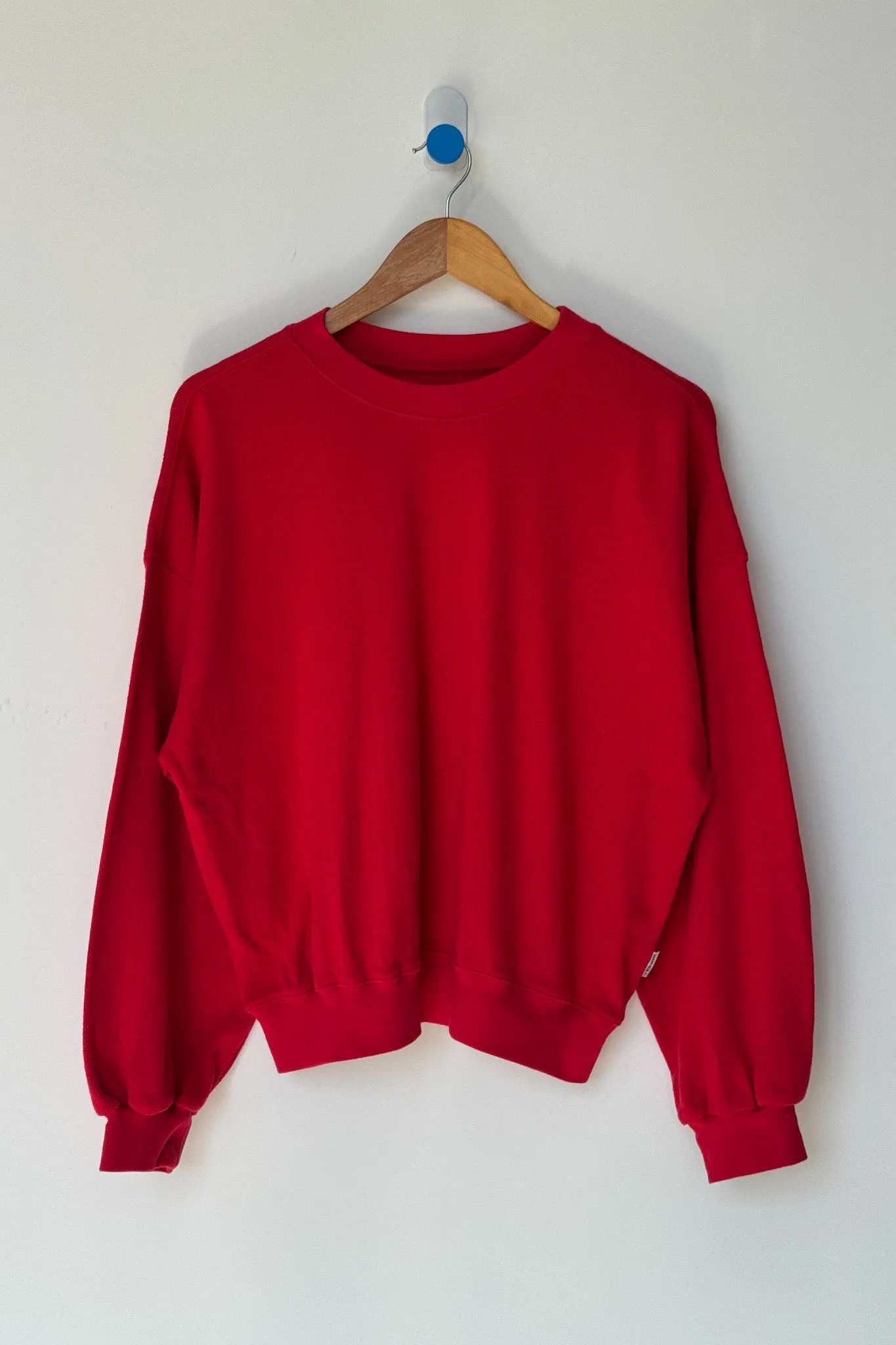 Pointelle Core Sweatshirt - Red Apple sold by Le Bon Shoppe product image thumbnail 3