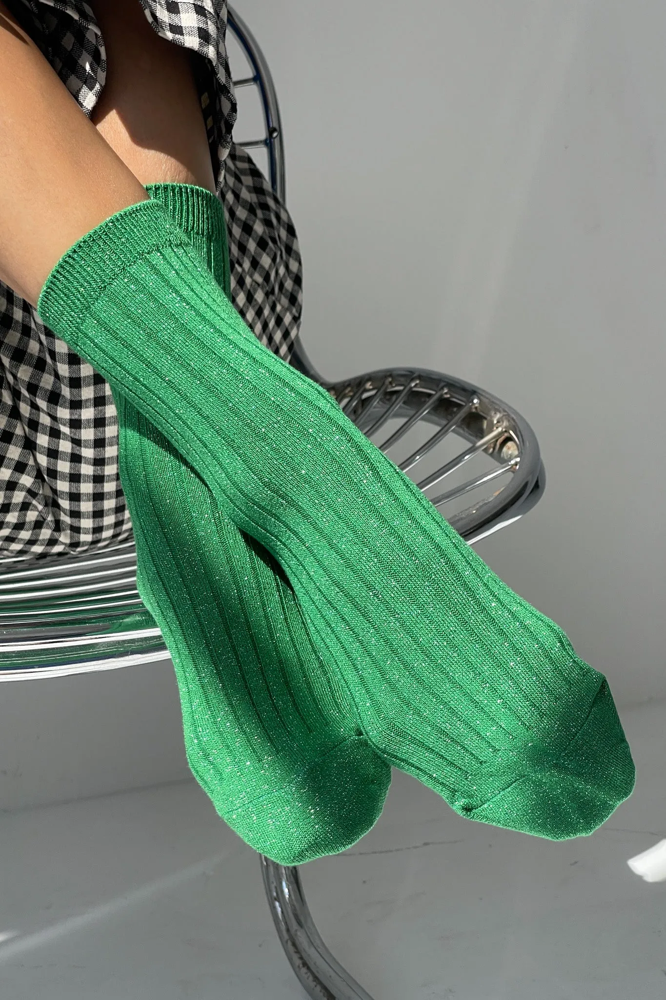 Her Socks (Glitter) - Emerald Glitter sold by Le Bon Shoppe product image thumbnail 2