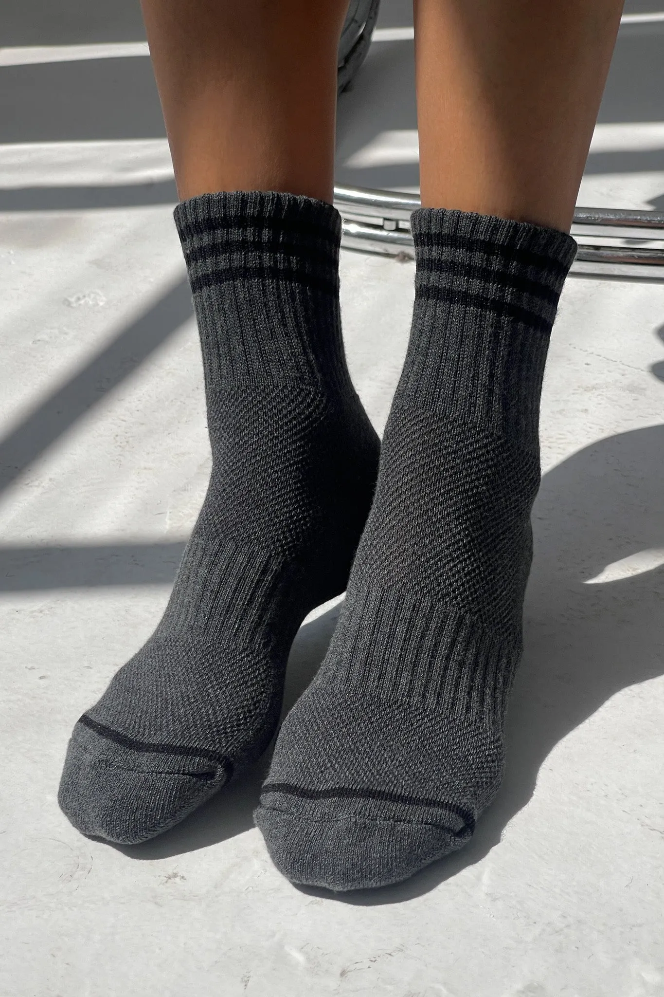 Girlfriend Socks - Soot sold by Le Bon Shoppe product image thumbnail 2