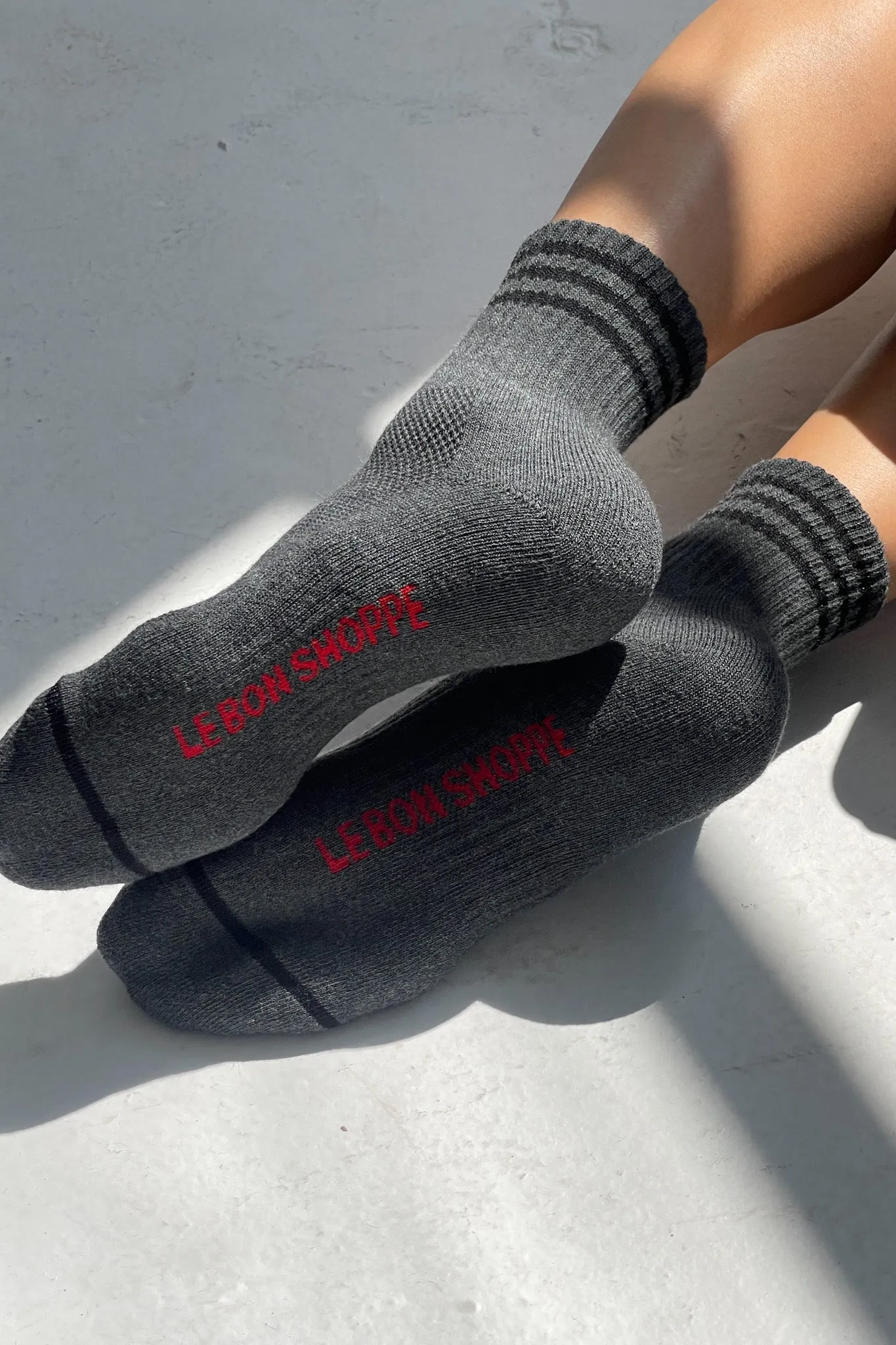 Girlfriend Socks - Soot sold by Le Bon Shoppe
