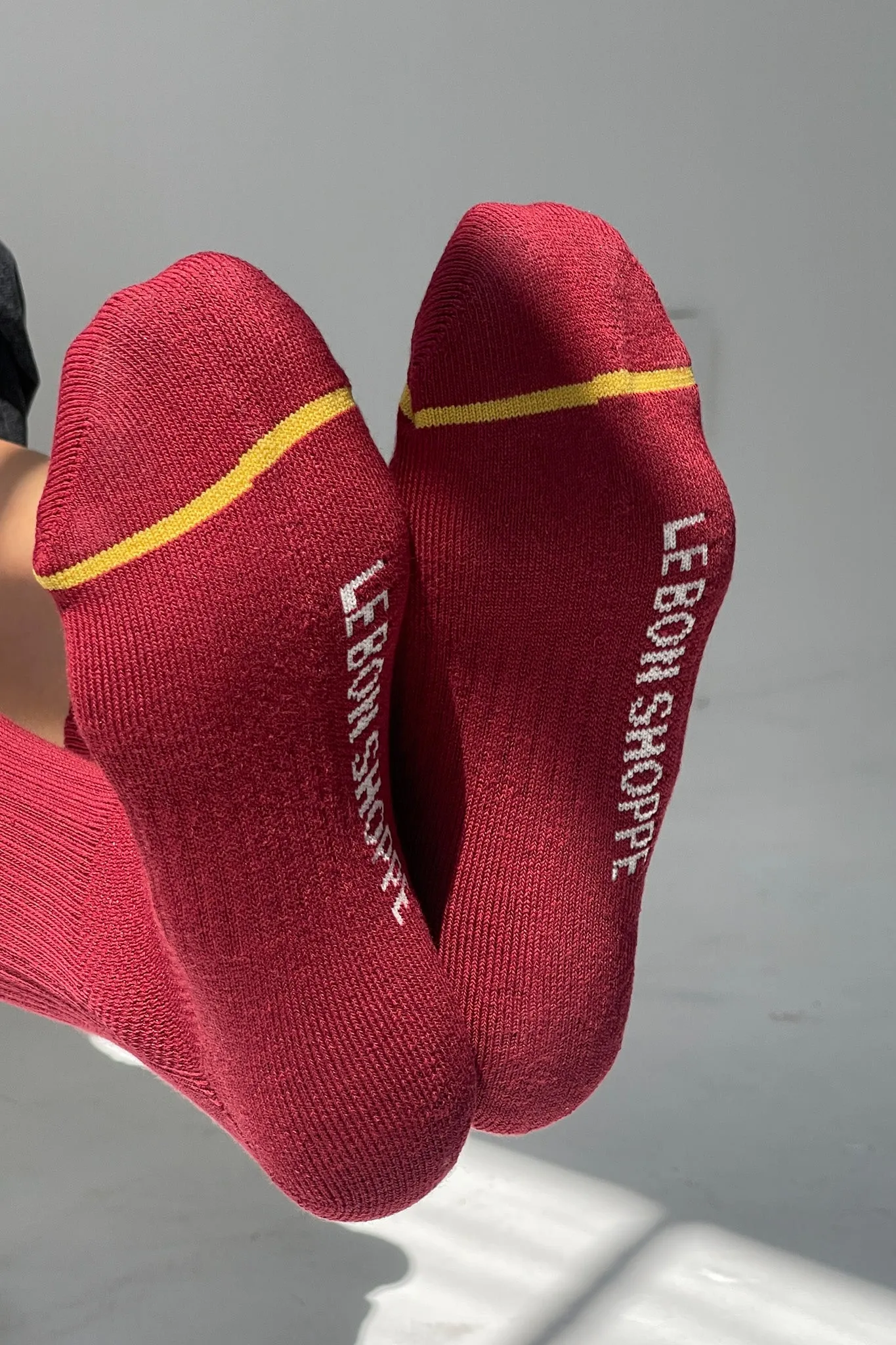 Boyfriend Socks - Cardinal sold by Le Bon Shoppe product image thumbnail 3