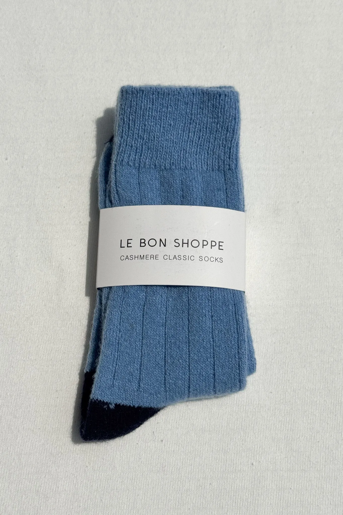 Classic Cashmere Socks - Bluebell sold by Le Bon Shoppe product image thumbnail 4