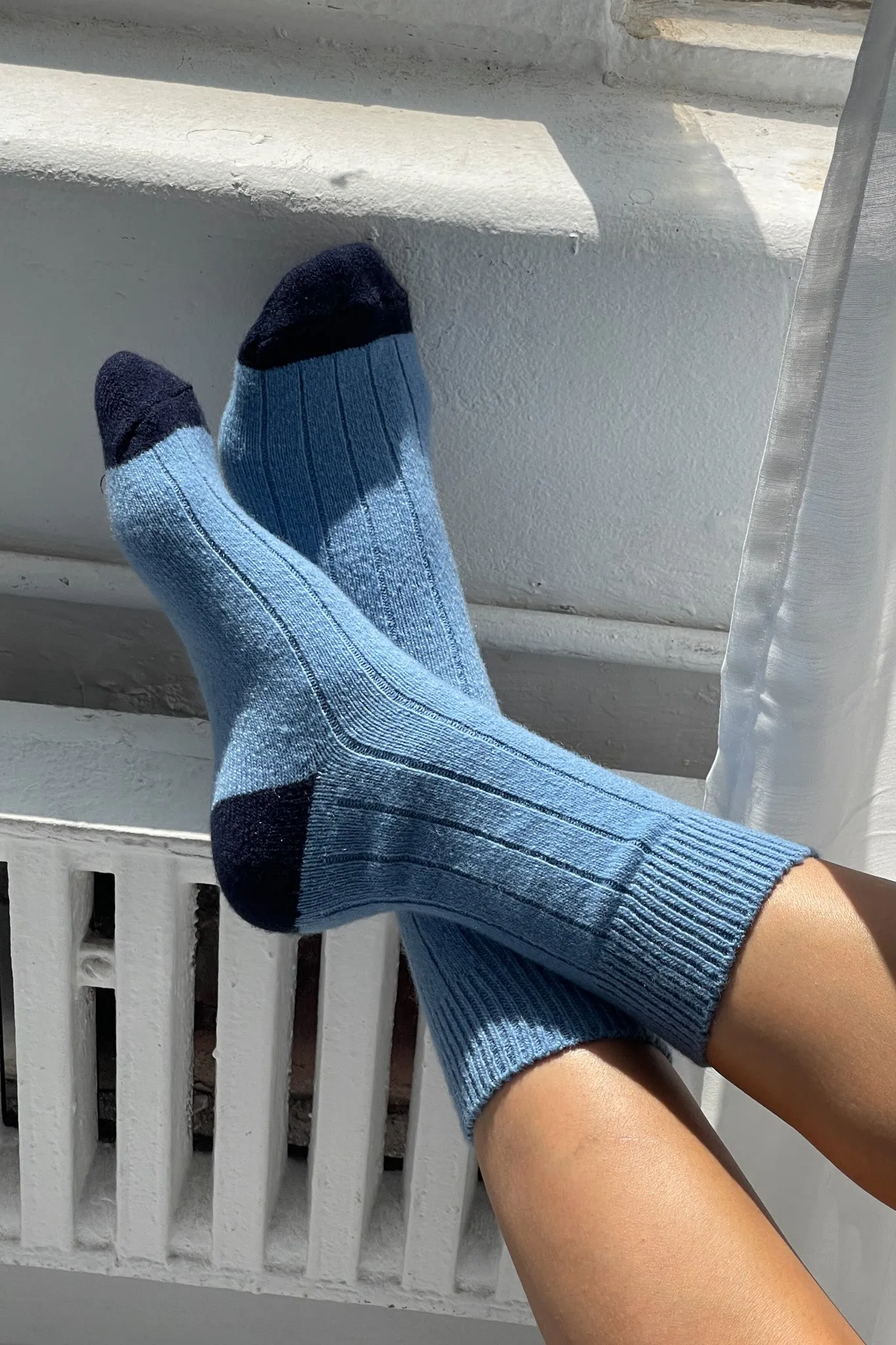 Classic Cashmere Socks - Bluebell sold by Le Bon Shoppe product image thumbnail 3