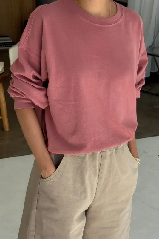 Cali Jersey Sweatshirt - Clay sold by Le Bon Shoppe